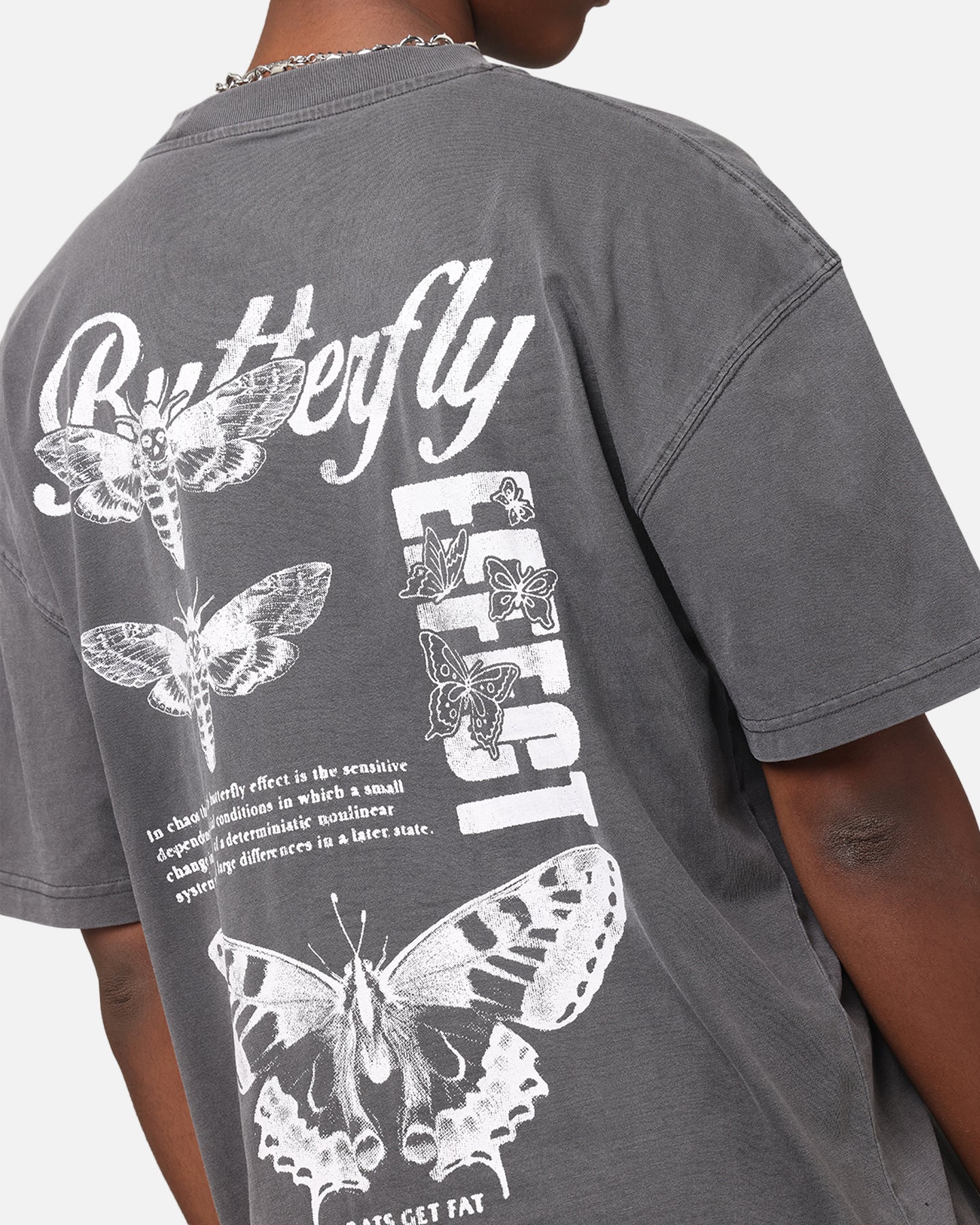 Rats Get Fat Butterfly Effect T-Shirt Charcoal、mySite、zt4zffjzw