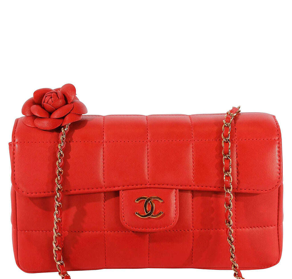 Chanel Mini Flap Camellia Bag Red、mySite、garminoutage.com