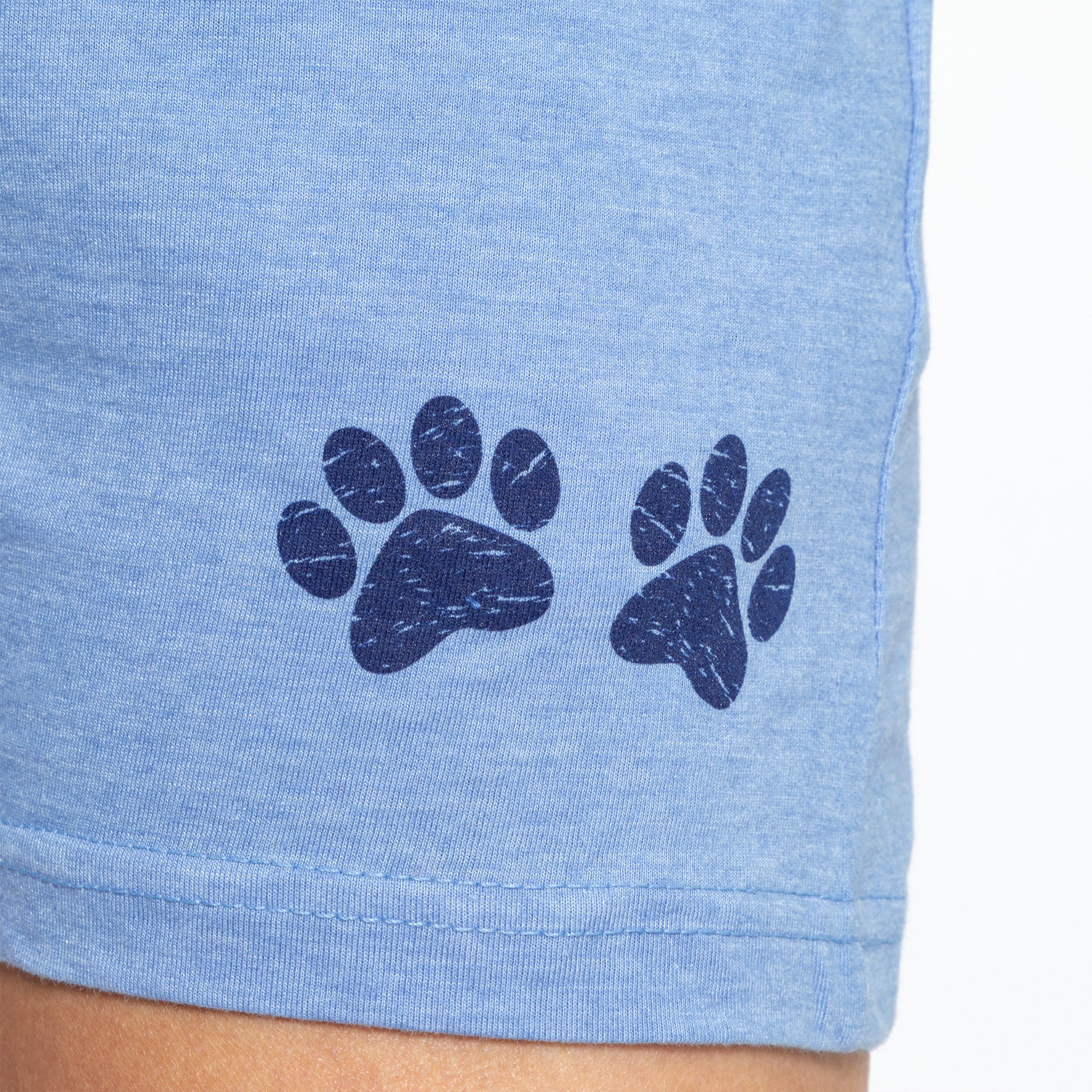 Women's Paw Print Drawstring Shorts、mySite、camillekostekn