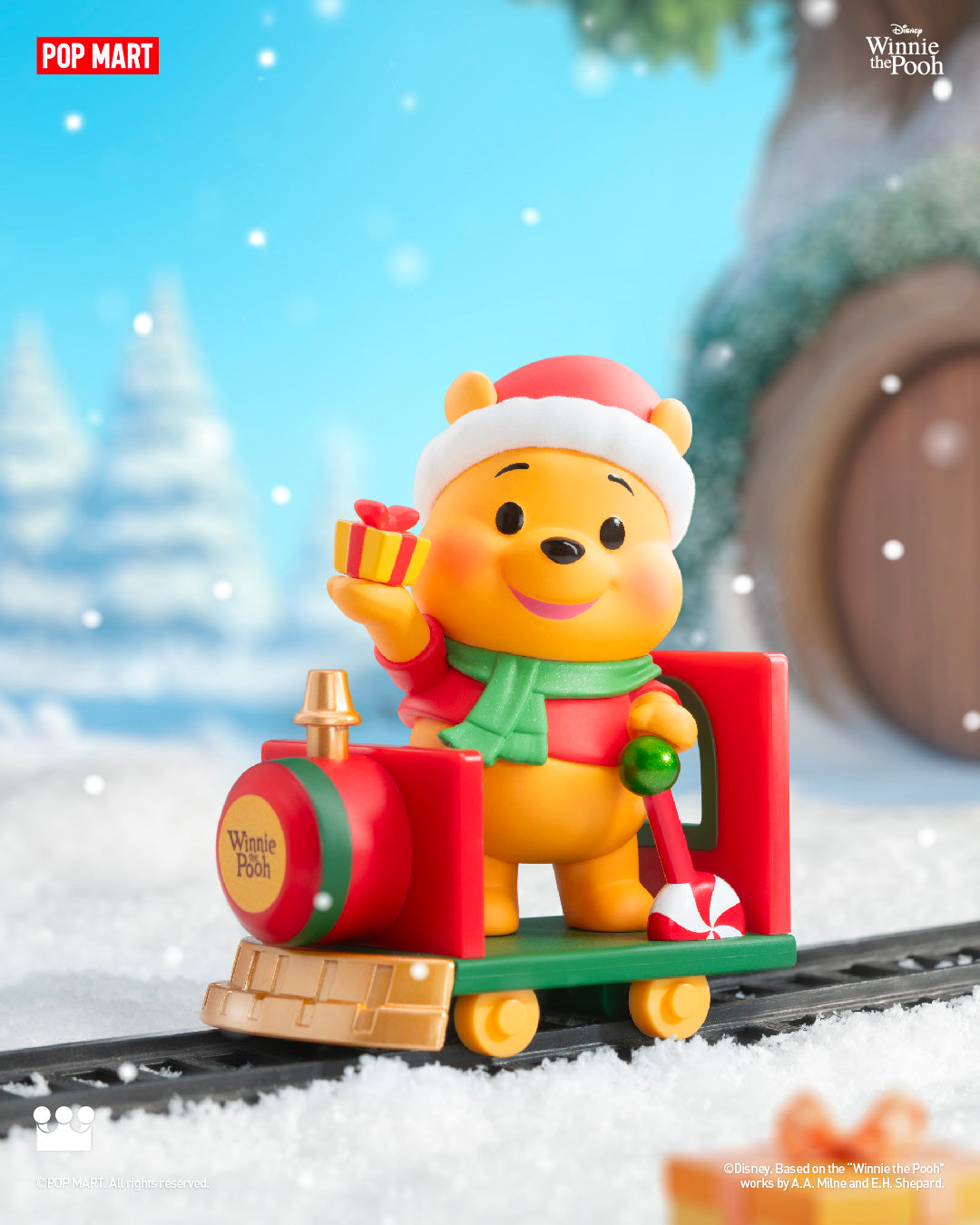  POP MART Disney Winnie the Pooh Gift Giving Series Figures、mySite、greenlandpopulation