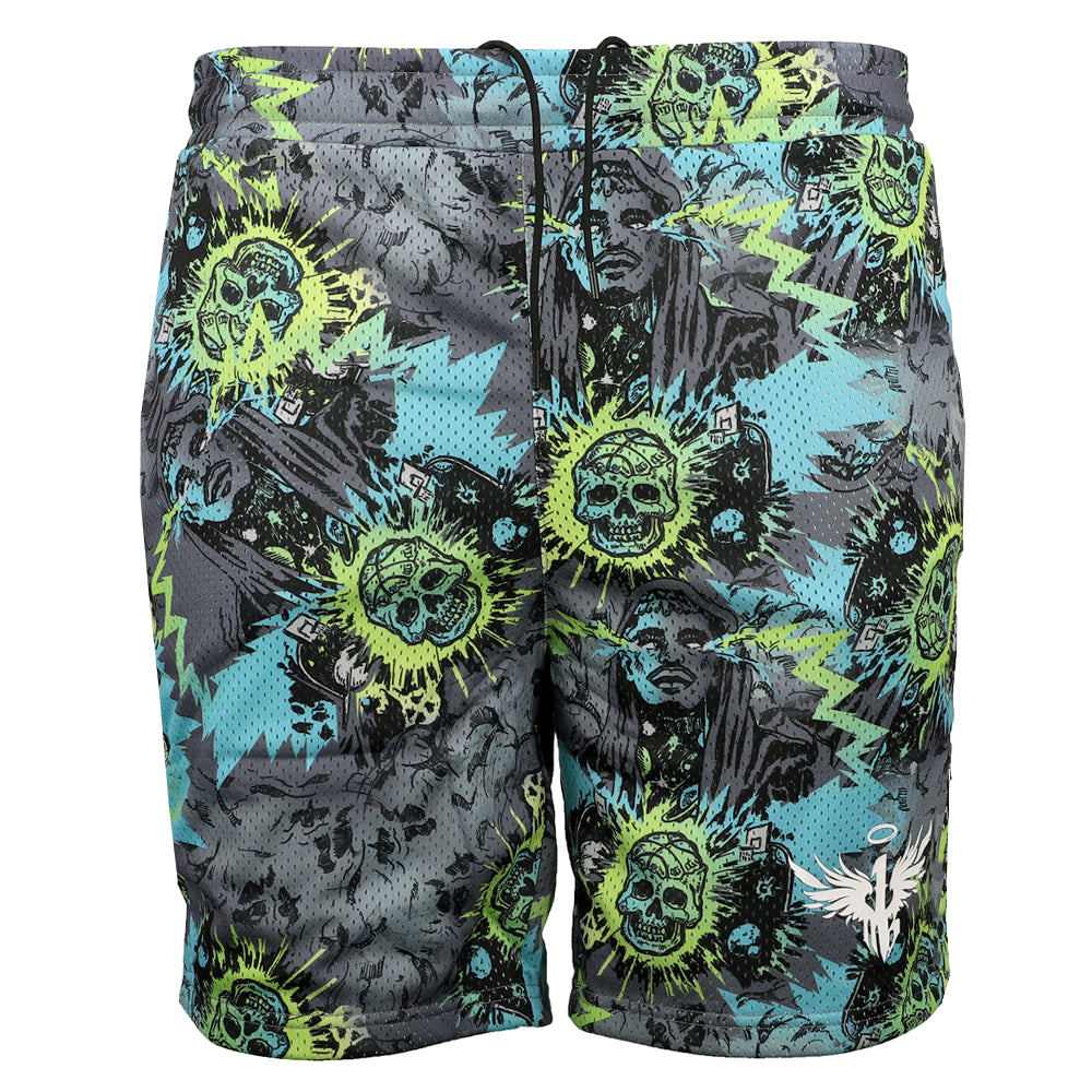 Melo Blue Hive Graphic Shorts、mySite、gtrtttuynbv