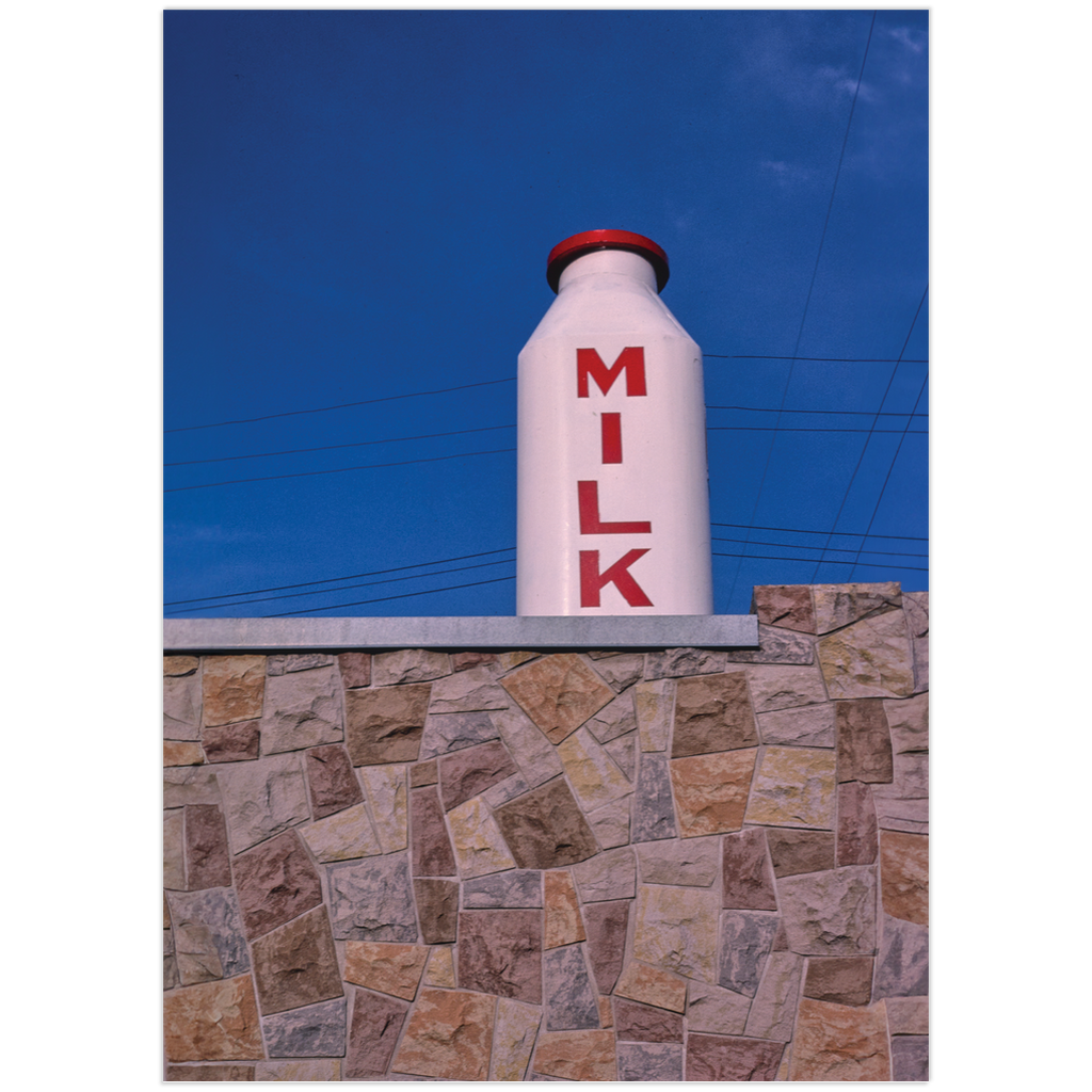 Milk Bottle Roadside Attraction Art Print、mySite、gigharbornorthrealestate