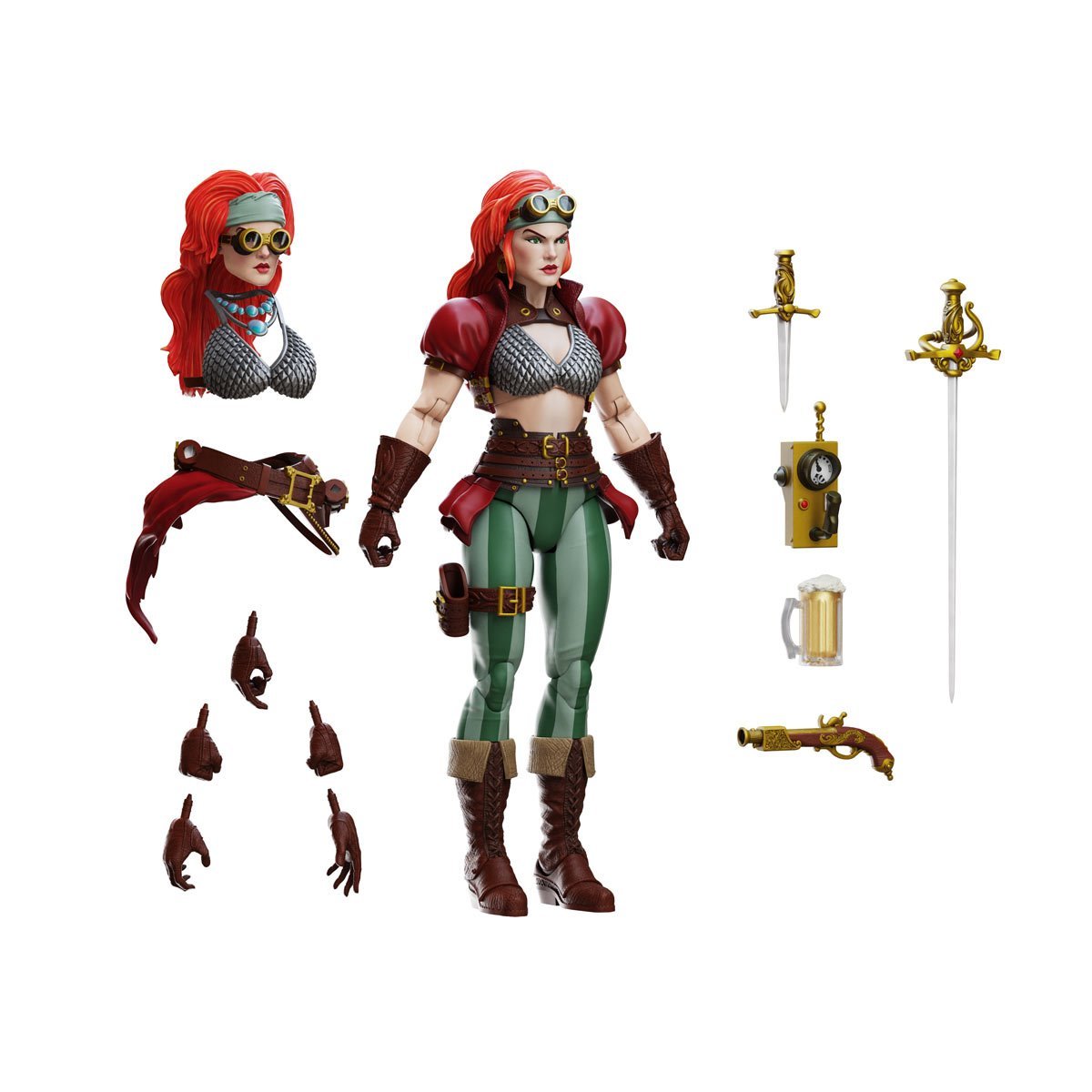 Epic H.A.C.K.S. Red Sonja (Steampunk Legend) 1:12 Scale、mySite、hgirdovlk