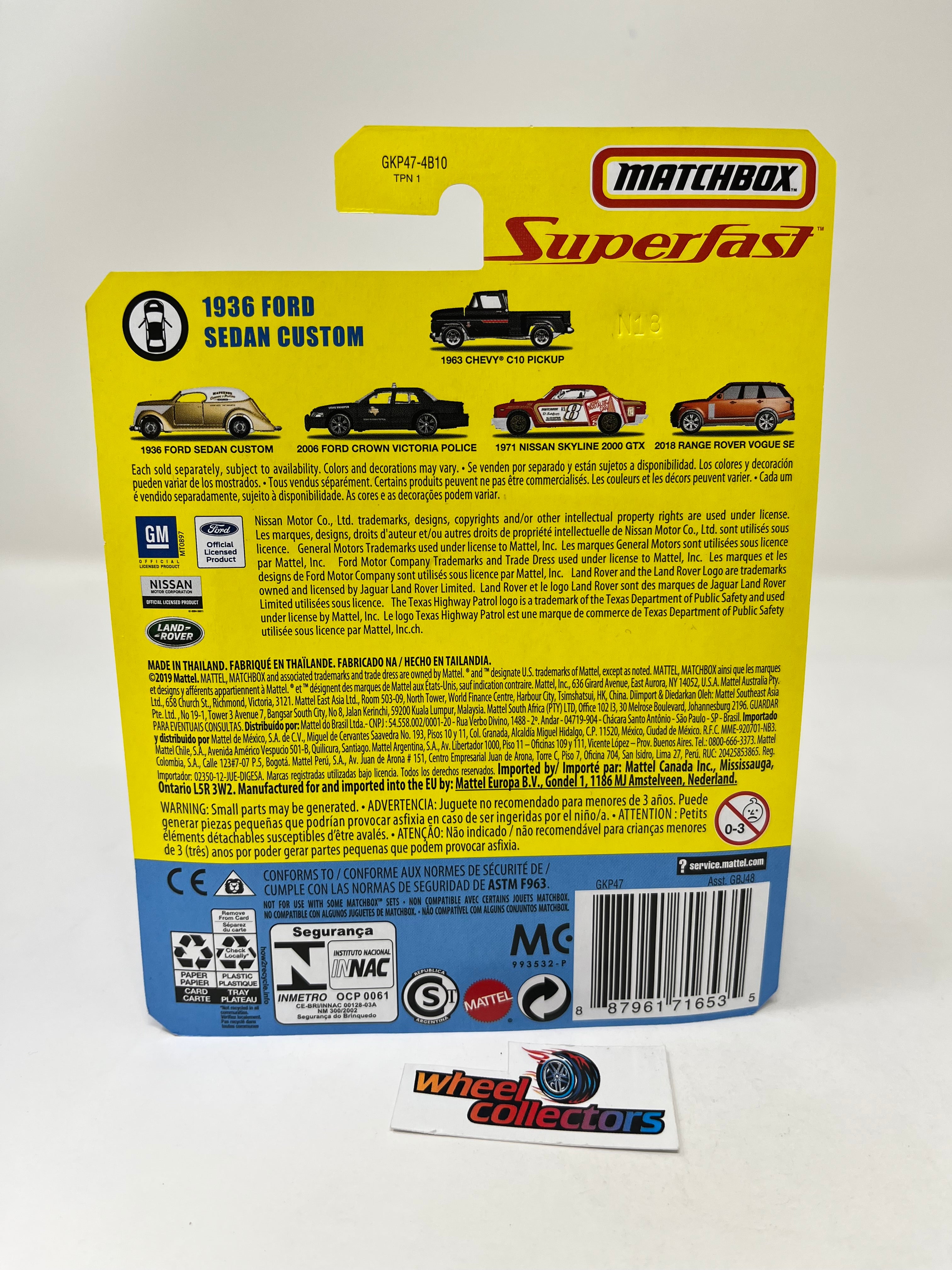 1936 Ford Sedan Custom * Matchbox Superfast Series、mySite、hgirdovlk