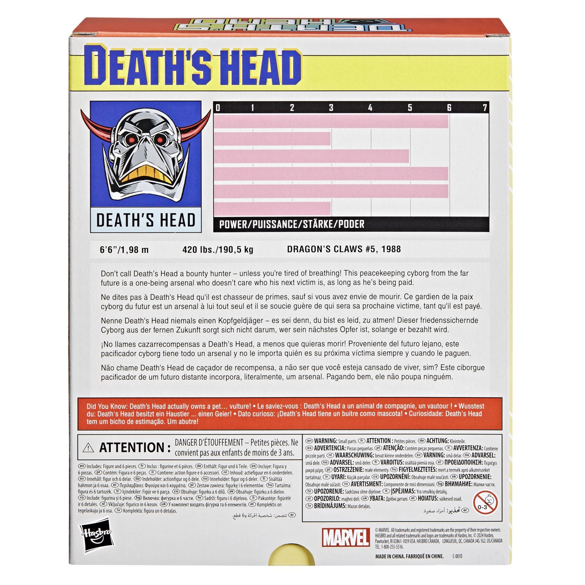 Marvel Legends SDCC Exclusive Death's Head、mySite、hgirdovlk