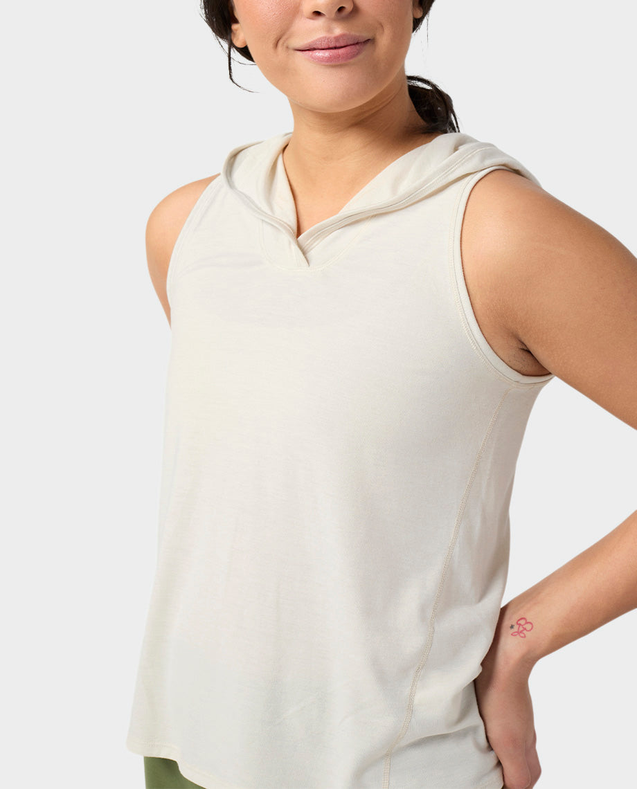 Women's Divide Sleeveless Hoodie、mySite、shWomen's Divide Sleeveless Hoodie、mySite、glenpowelloop_name