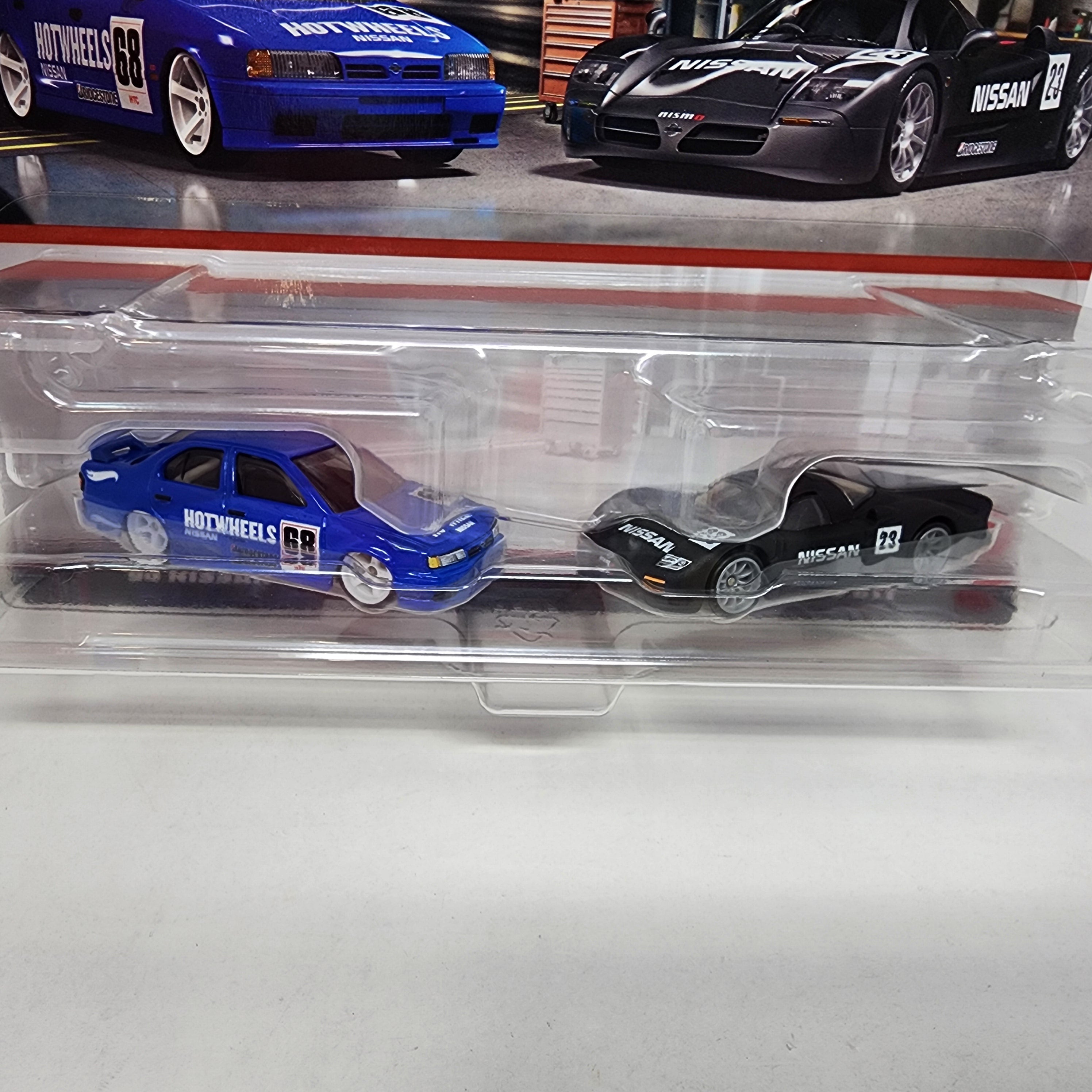 2-Pack * '94 Nissan Primera & Nissan R390 GT1 * 2024 Hot Wheels 1:64 Scale Case N、mySite、hgirdovlk