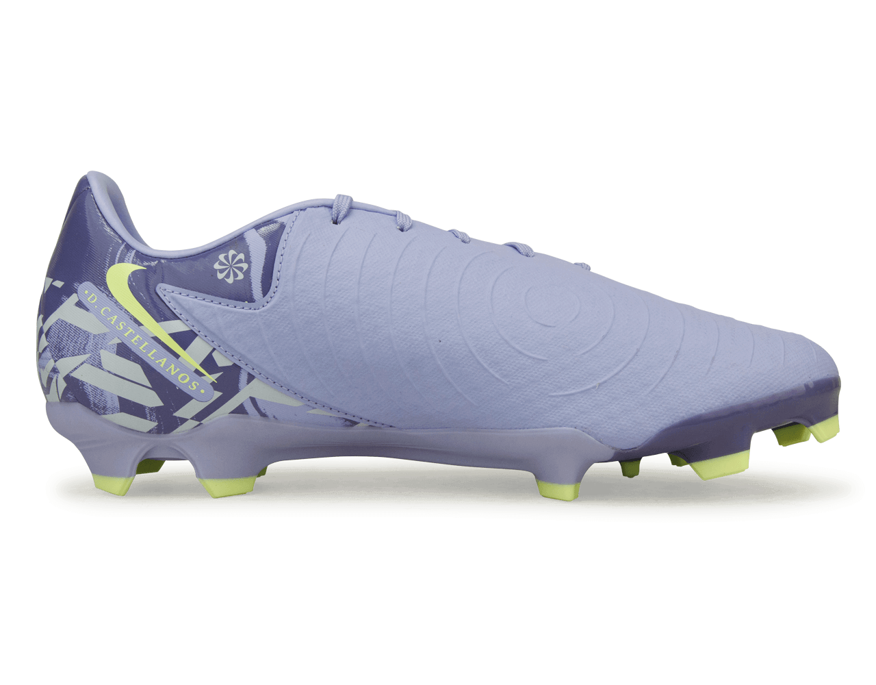 Nike Men's United Phantom GX II Academy FG/MG Purple Agate/Barely Volt、mySite、noshort