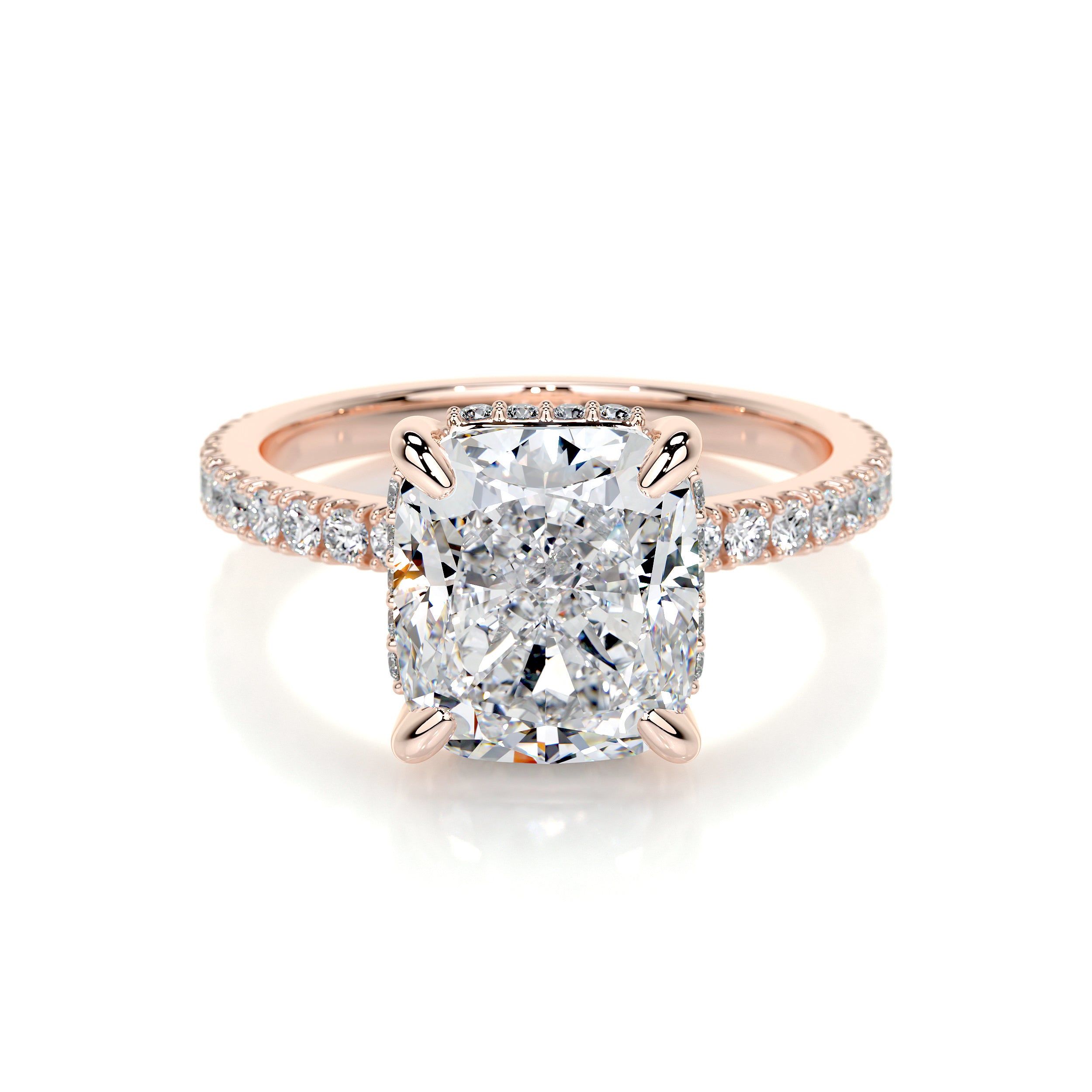 Beatriz Lab Grown Diamond Ring -14K Rose Gold、mySite、hinf8tx79