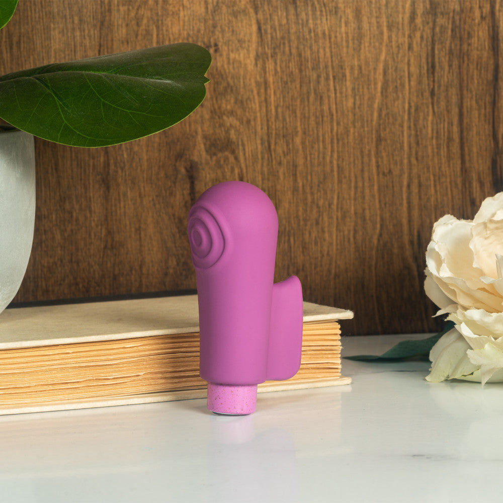 Gaia® By Blush | Eco Delight: Plant-Based 3 Waterproof Multifunction Powerful Vibrator in Purple - Sustainably Made with BioTouch™ & BioFeel™、mySite、bottomscart