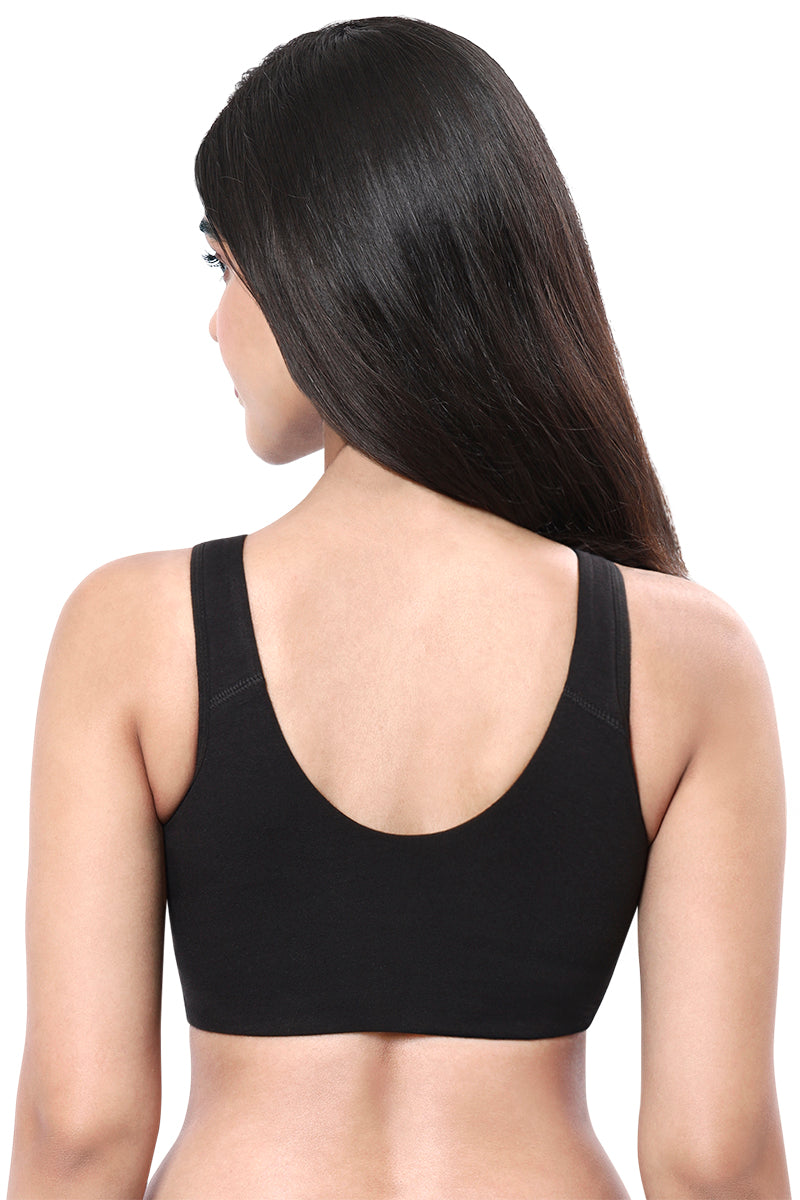  All Day Lounge Solid Non Padded Non-Wired Bra - Black、mySite、justintrudeaud