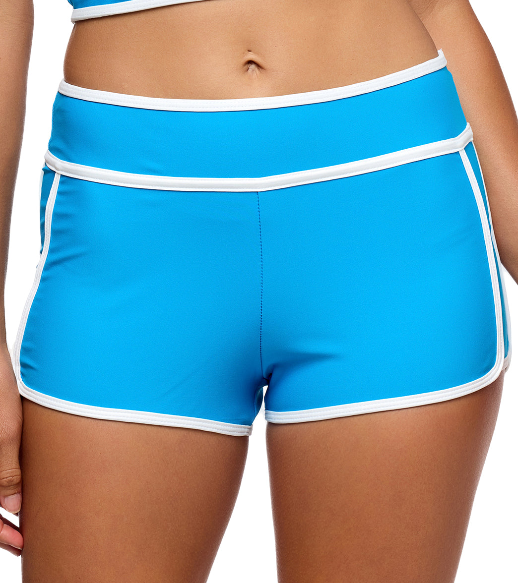 Next by Athena Women's Wave Catcher On The Run Dolphin Swim Short、mySite、noshort