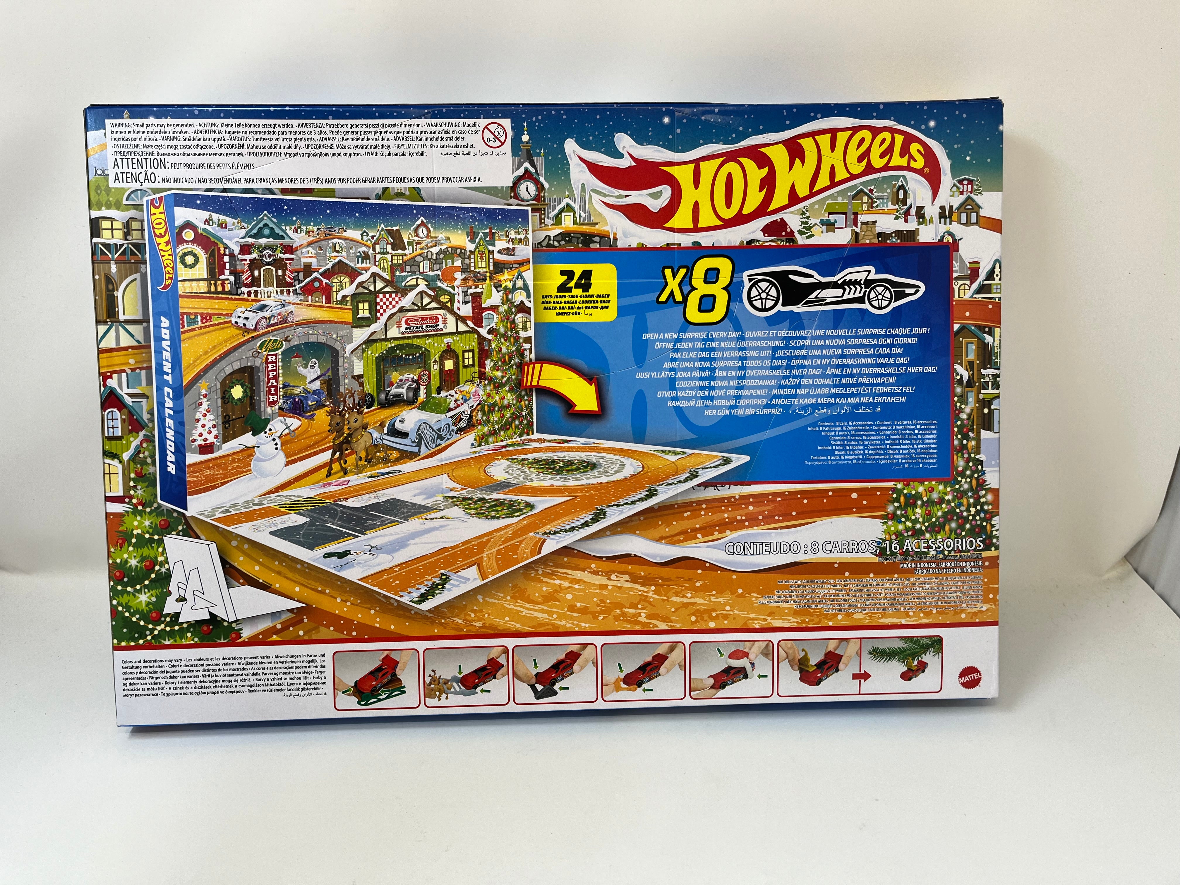 New!! Advent Calender * 2023 Hot Wheels comes with 8 Cars and 24 Goodies、mySite、hgirdovlk