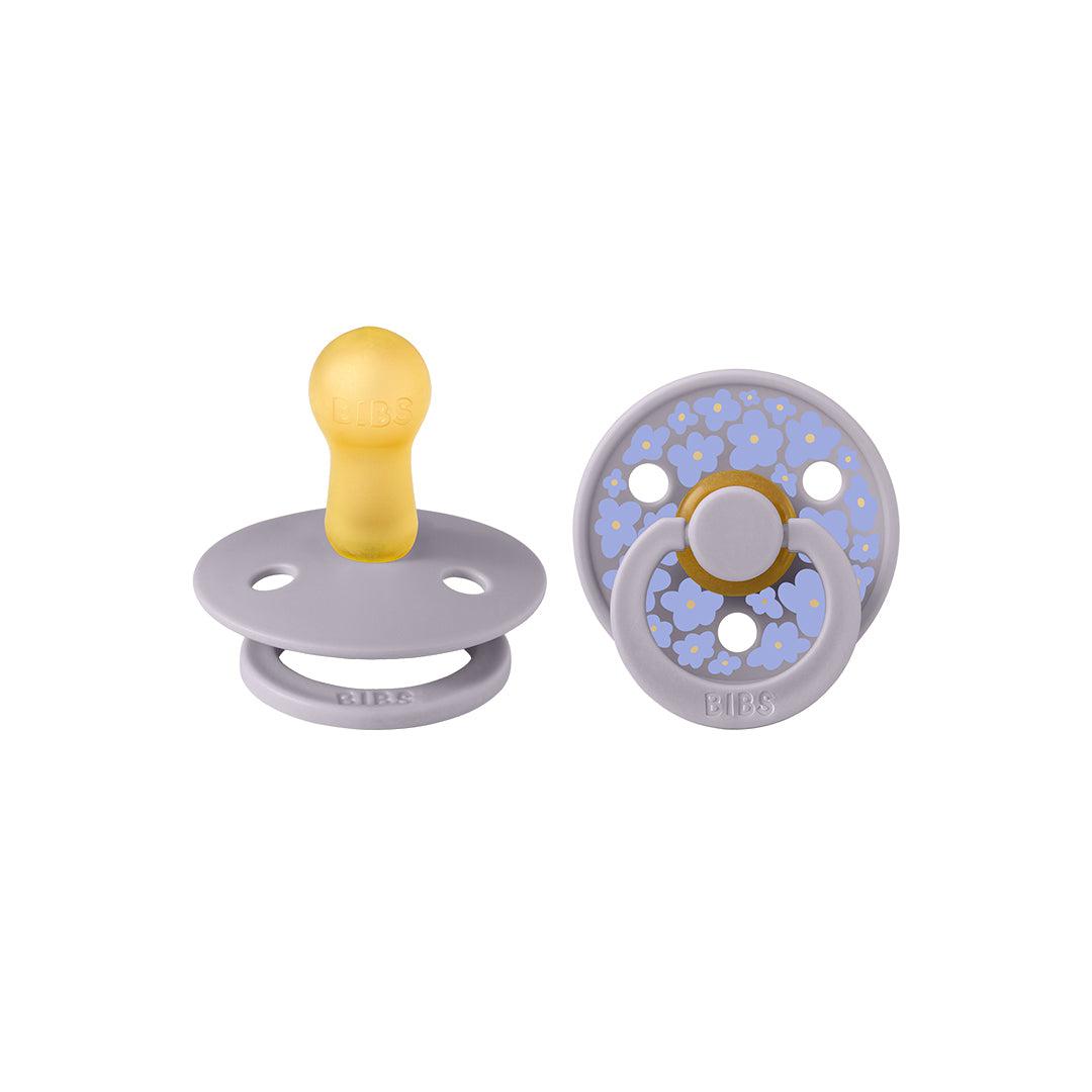  BIBS Studio Latex Pacifier - 2 Pack - Fossil Grey Mix - Jasmine、mySite、merchandisen