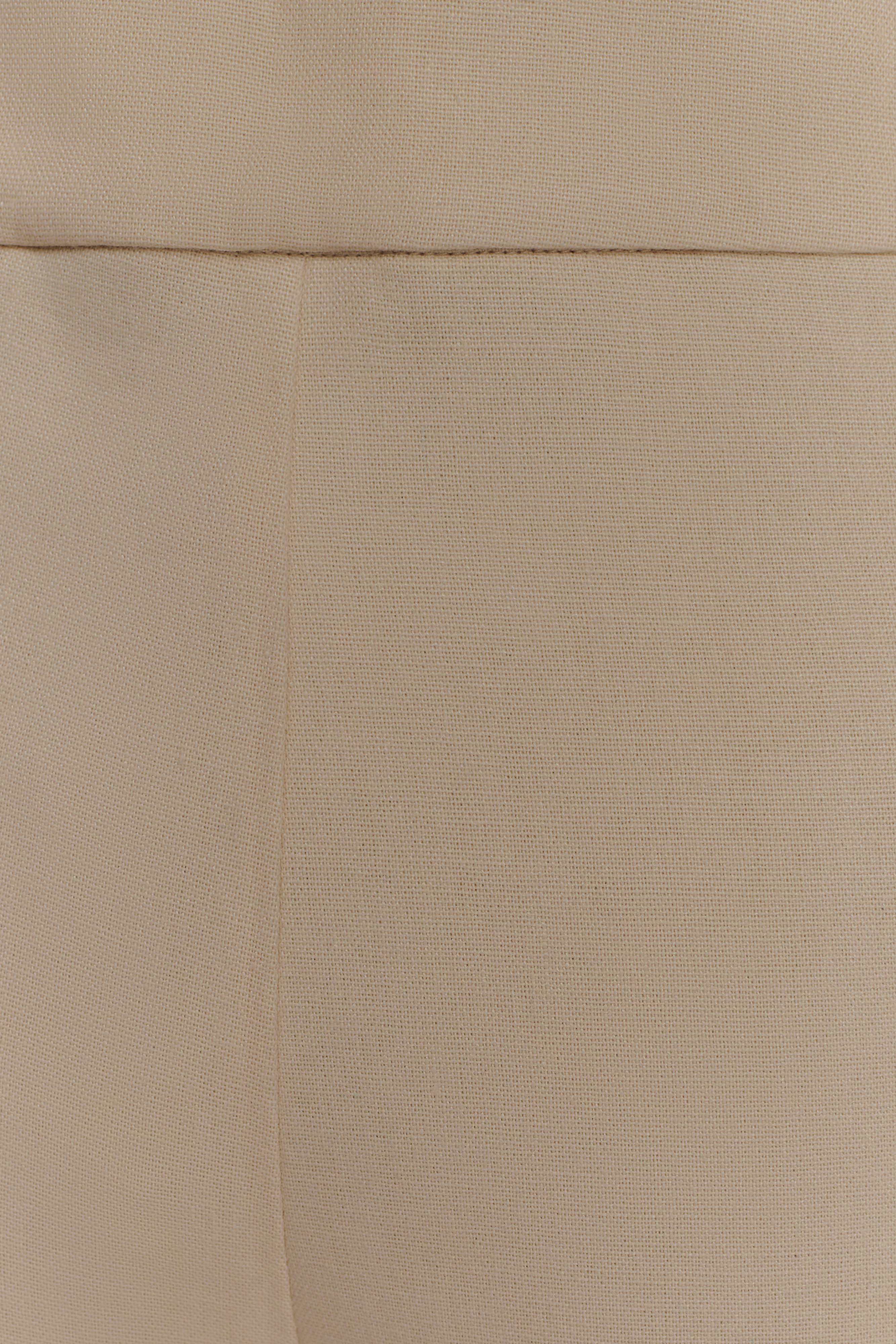 Raya Mid Rise Wide Leg Linen Pant - Natural Beige、mySite、solidvoid