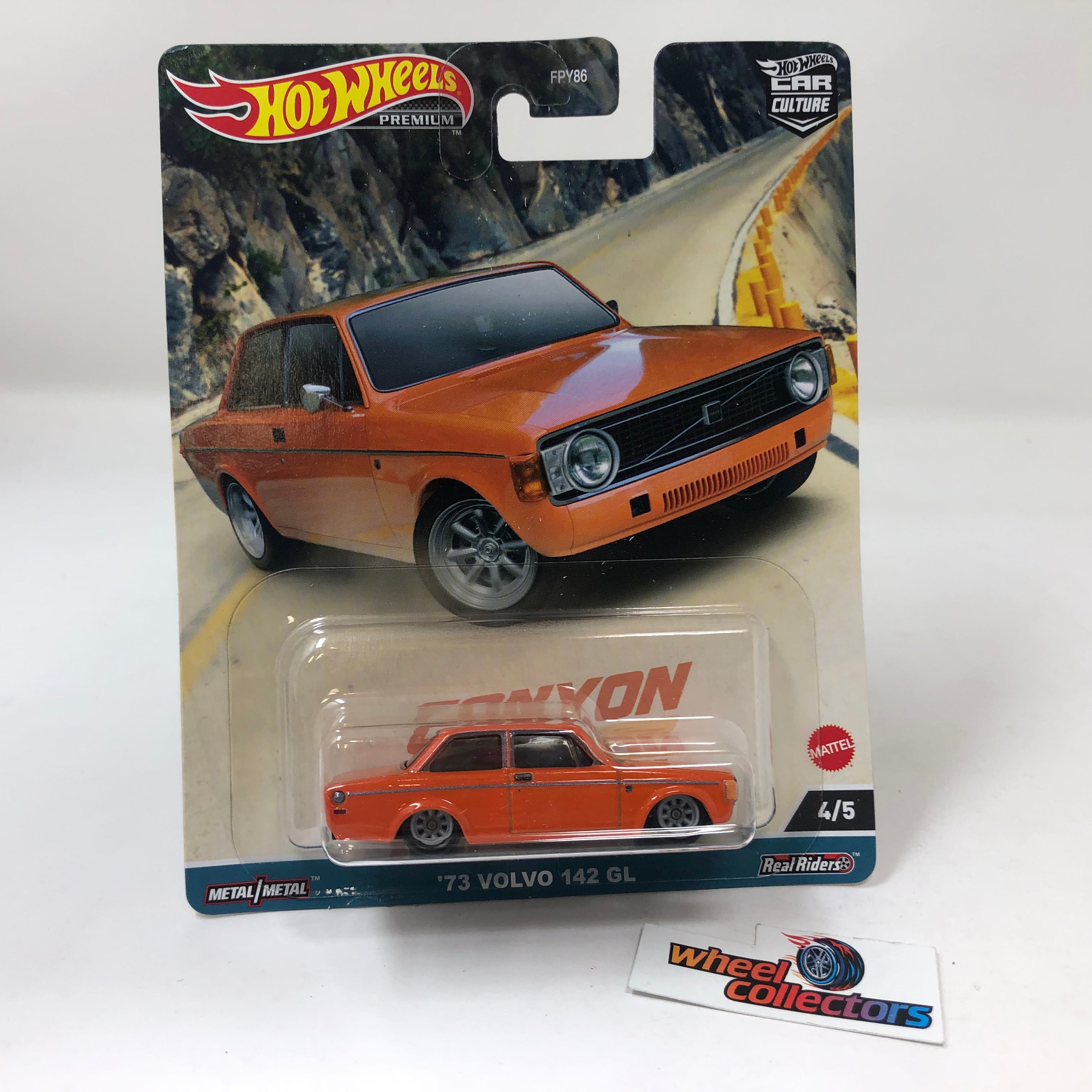 '73 Volvo 142 GL #4 * 2023 Hot Wheels Car Culture Canyon Warriors Case C、mySite、hgirdovlk