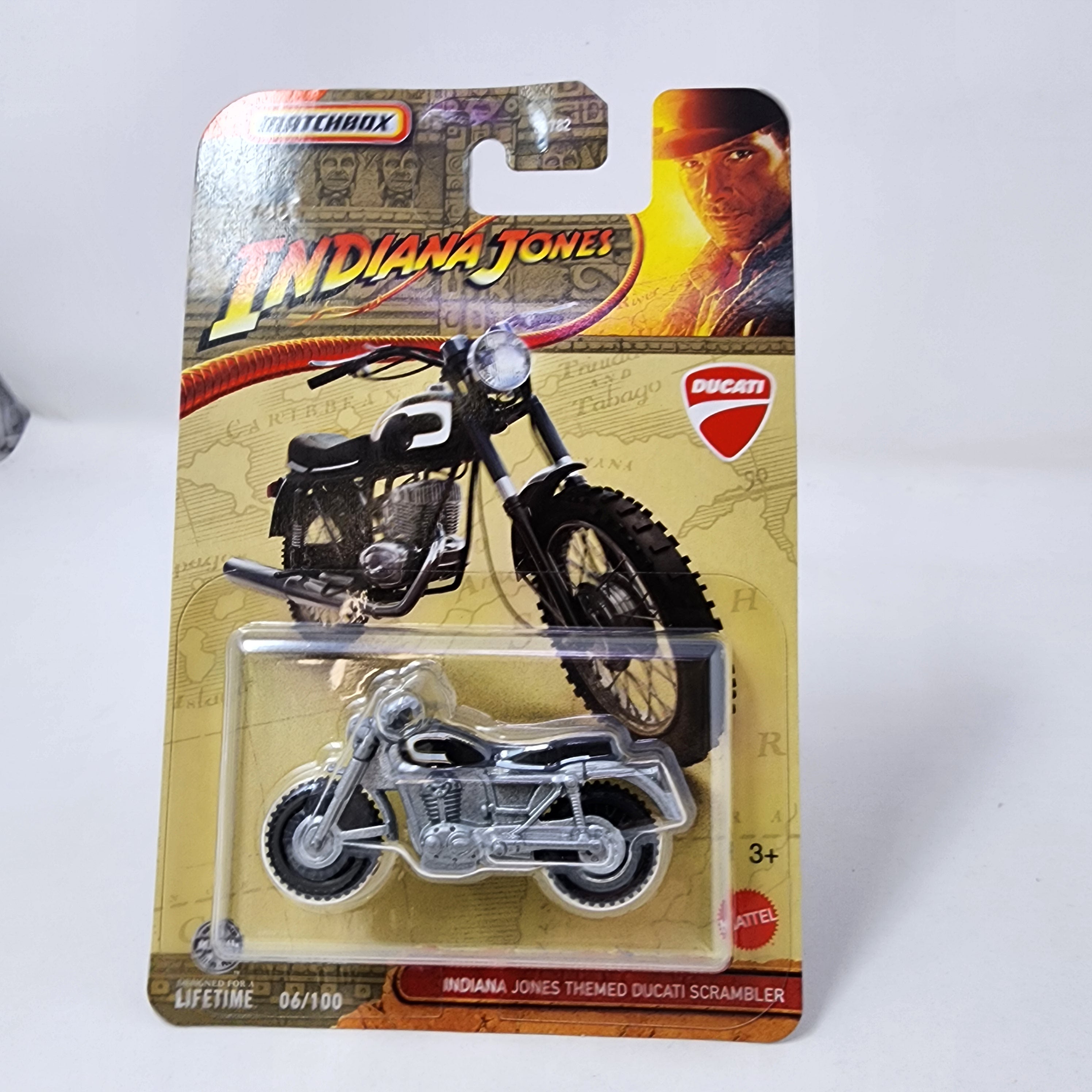 Indiana Jones Ducati Scrambler #6 * 2024 Matchbox Basic Case B、mySite、hgirdovlk