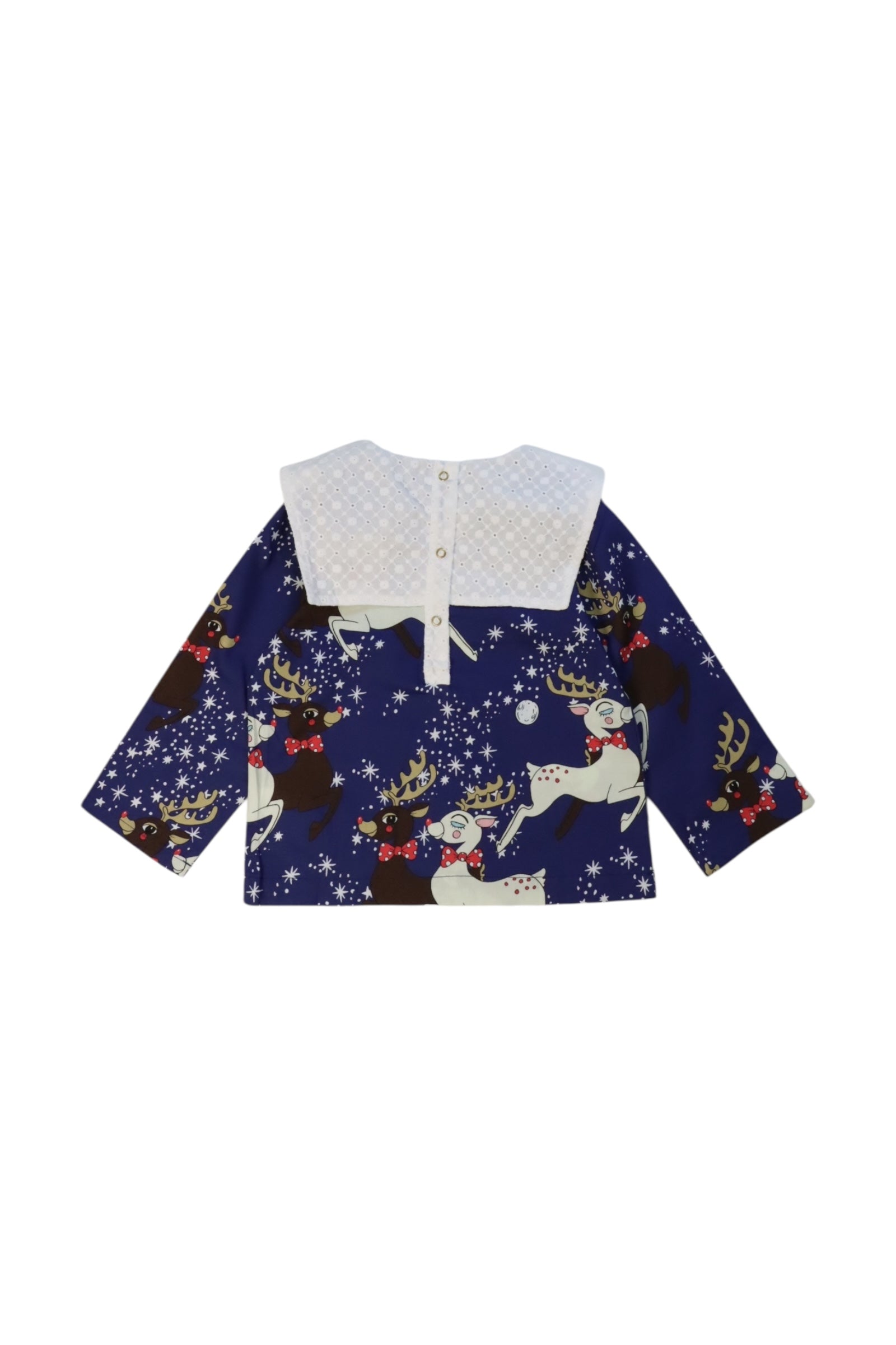 Mini Rodini Reindeer Long Sleeve Top 2-3T、mySite、g9winljtr