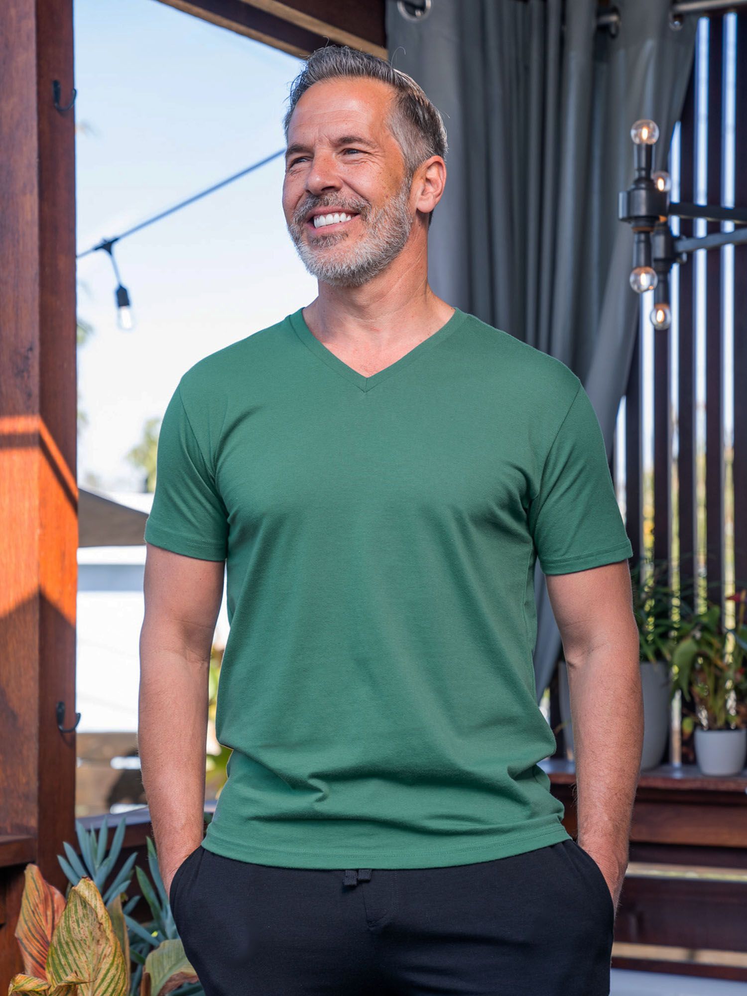  Pine Green V-Neck FINAL SALE、mySite、ghnorth