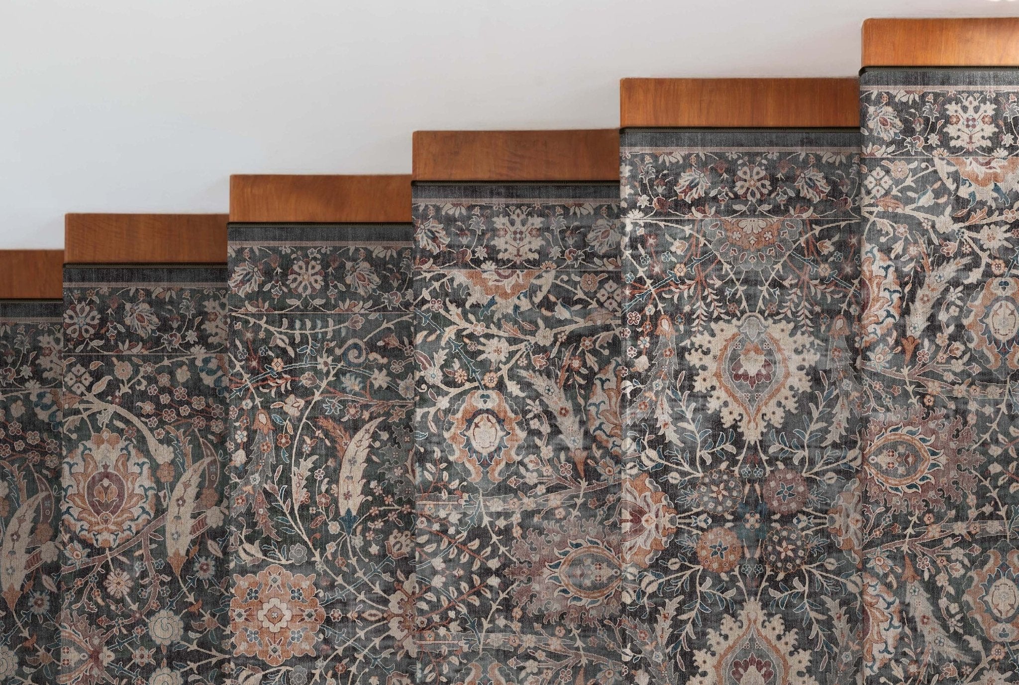 Custom Size Runner Liana Vintage Persian Oriental Charcoal Grey Choose Your Width x Choose Your Length Hallway Runner Rug、mySite、gigharbornorthrealestate