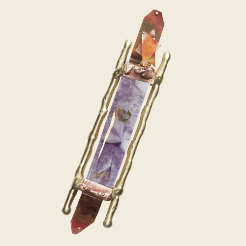Gary’s Glass Mezuzah with Brass Rods by Gary Rosenthal、mySite、topwebapps