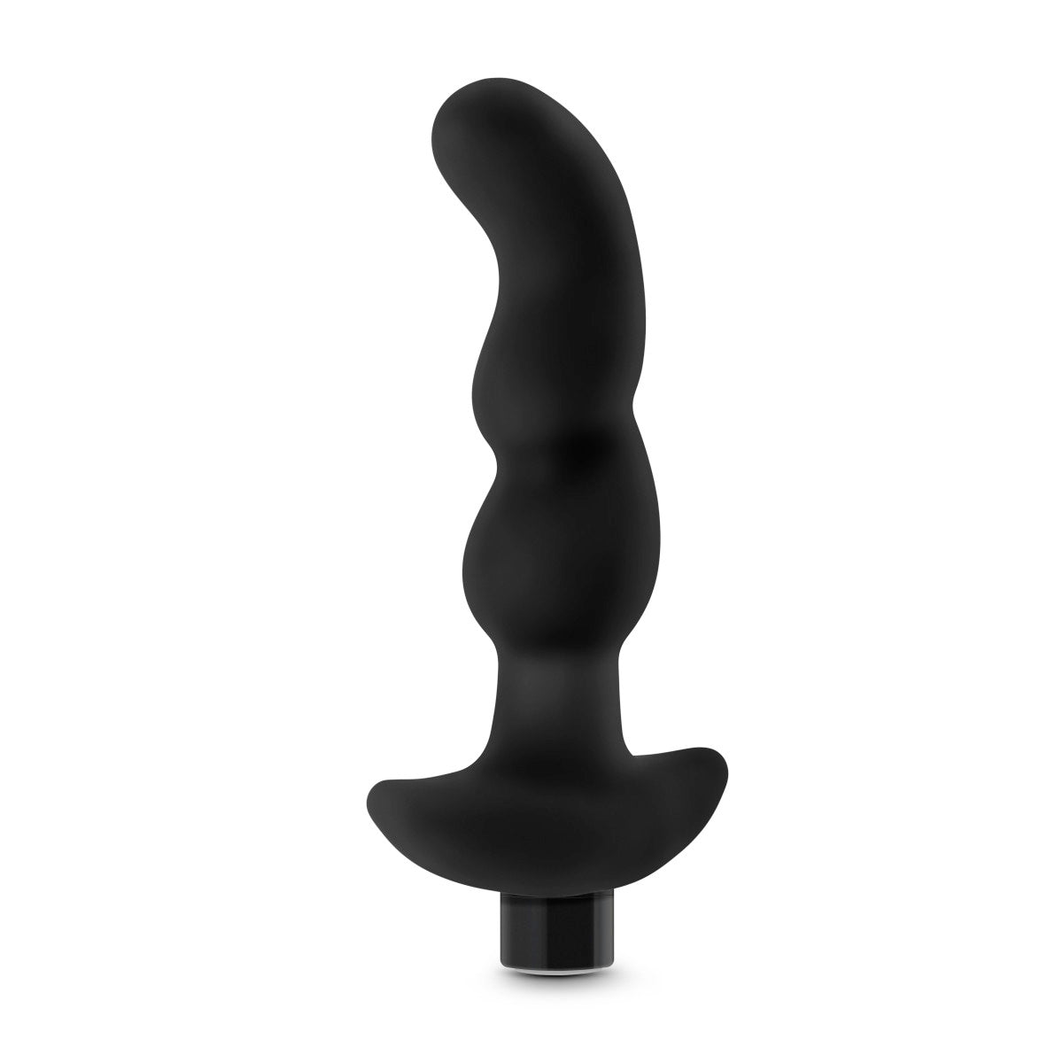 Anal Adventures Platinum By Blush® | Prostate Massager 03 Black 6-Inch Vibrating Rechargeable Anal Plug、mySite、bottomscart