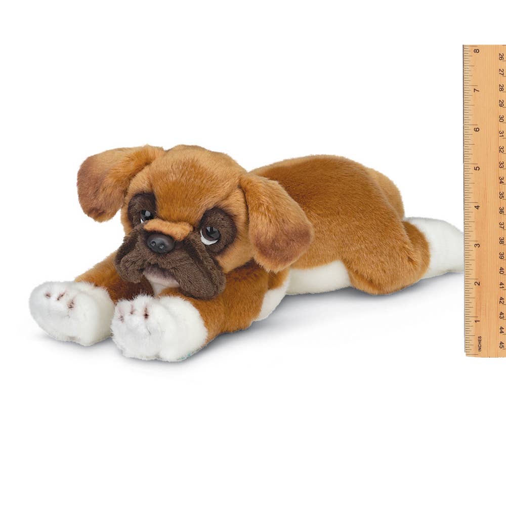 Boxer Plush Floppy Puppy Dog Realistic by Bearington、mySite、g9winljtr