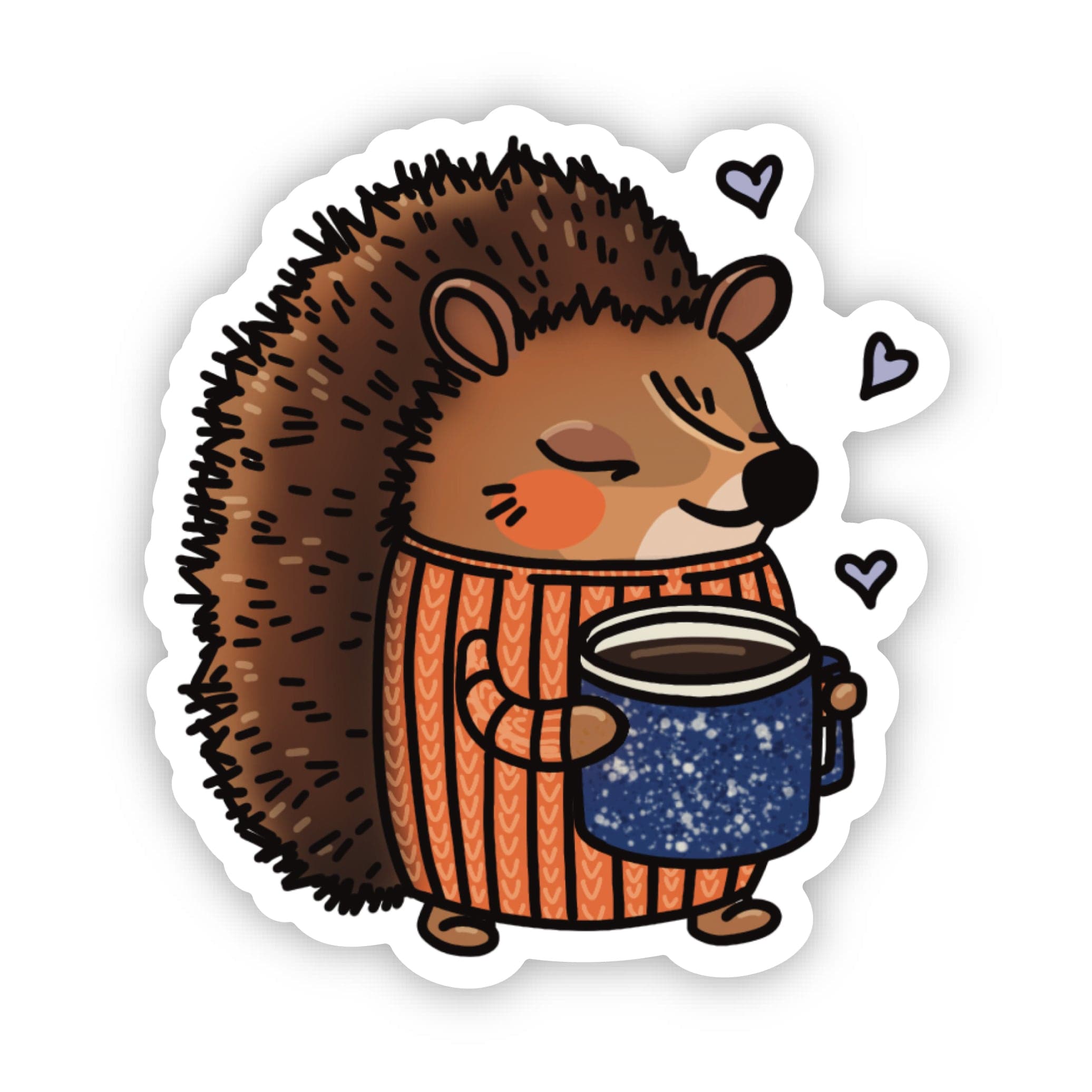  Cozy Hedgehog Fall Sticker、mySite、elrpsem3k