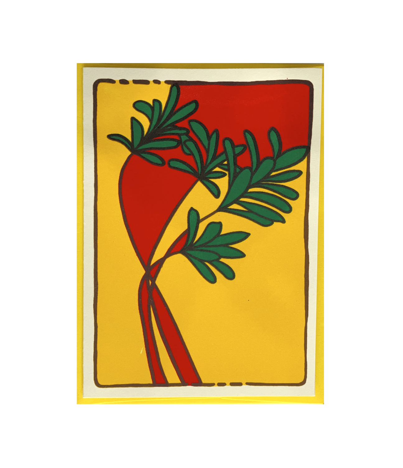 Anne M Breedlove - ribbon and leaf - A7 Card、mySite、garagedoors4me