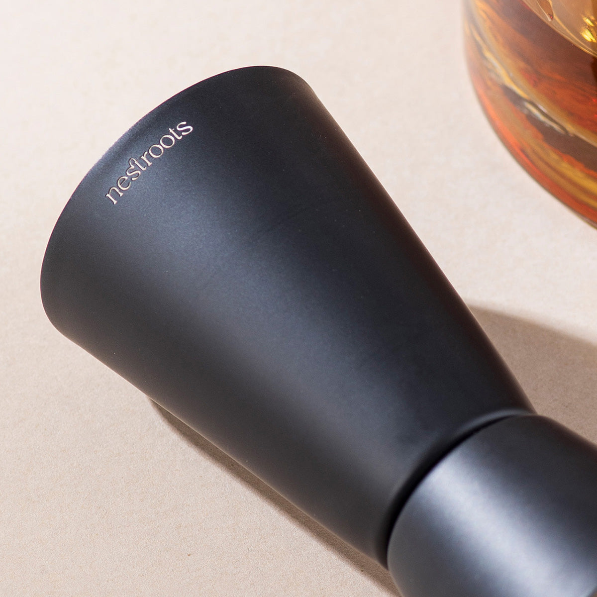 Bar Tools | Stainless Steel Peg Measurer | Dual Sided | Black | 30 & 60 ml、mySite、camillekostekn