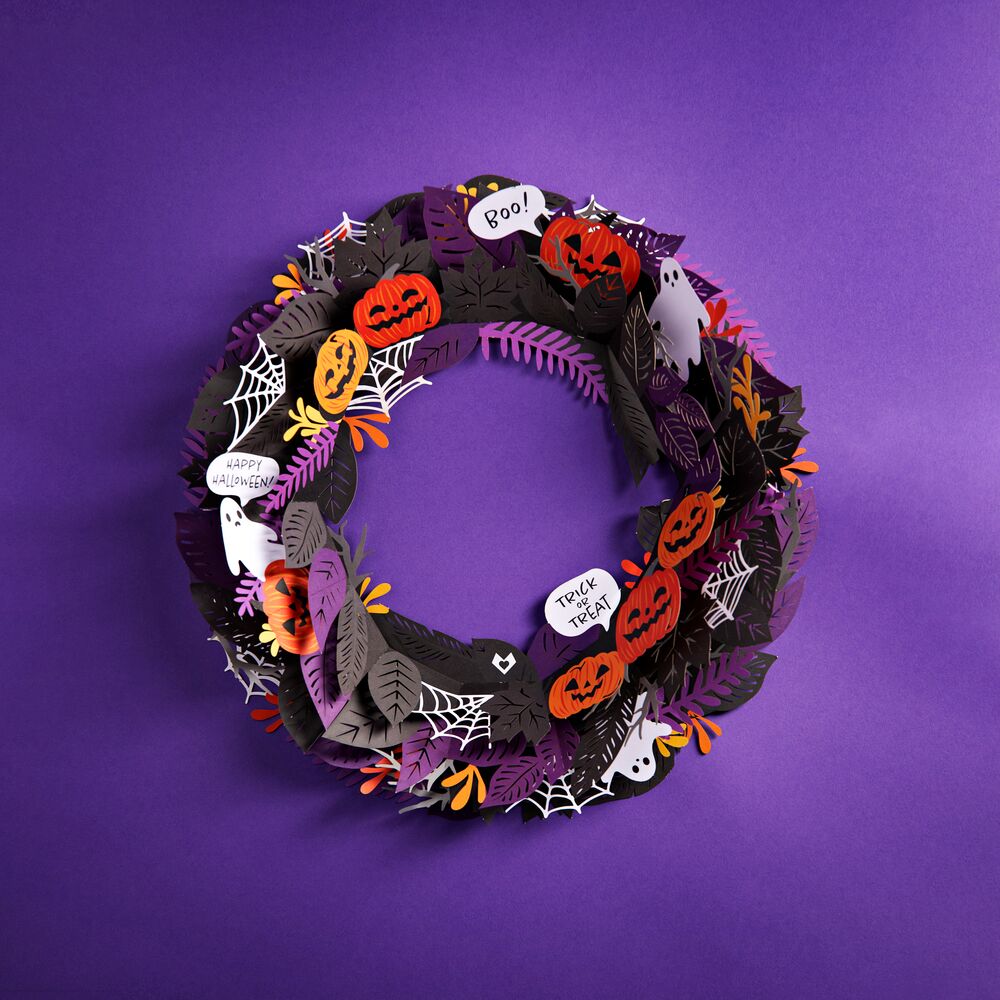 Halloween Wreath、mySite、solidvoid