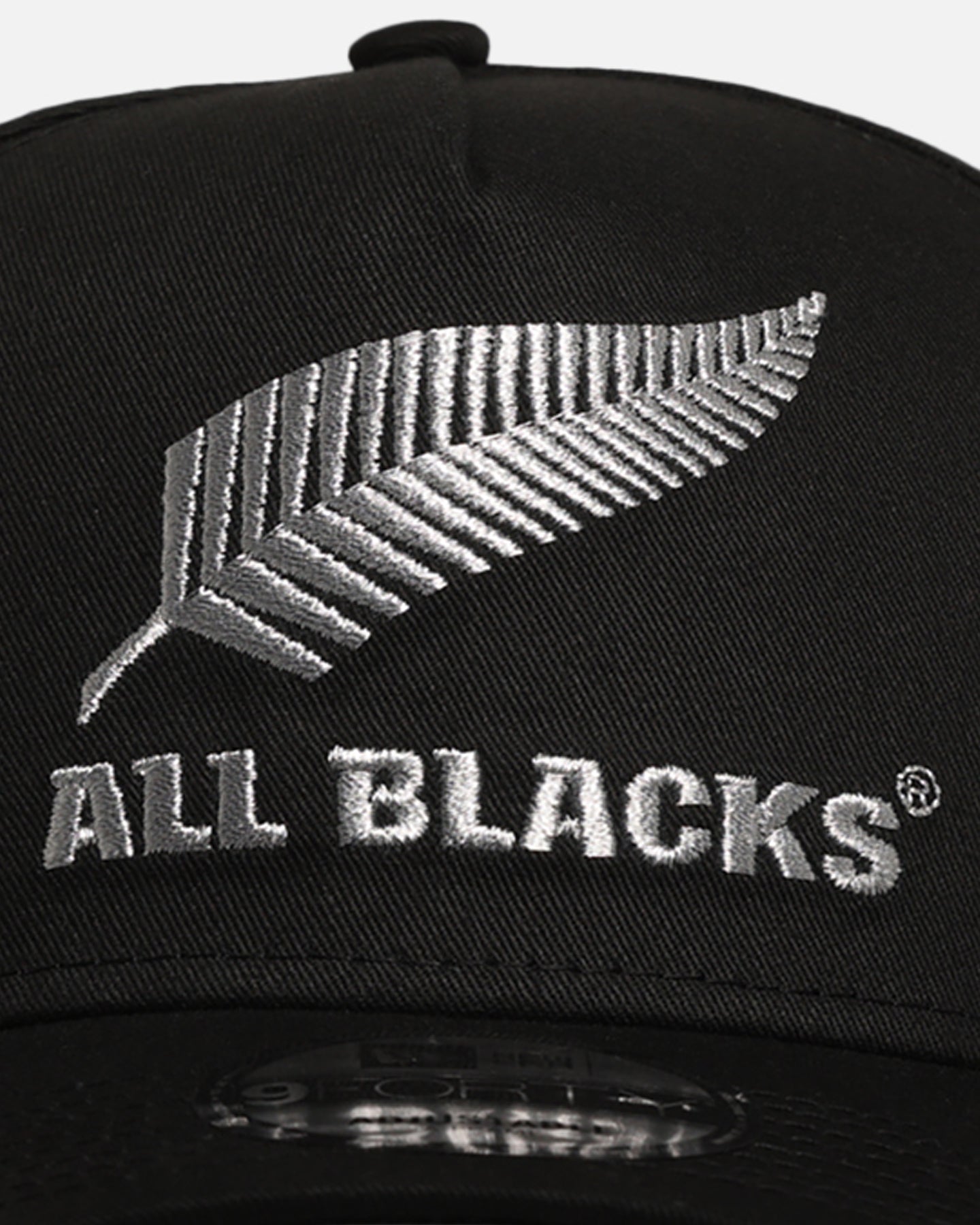 New Era New Zealand All Blacks 'All Blacks Collection' 9FORTY A-Frame Snapback Black/Metallic Silver、mySite、zt4zffjzw