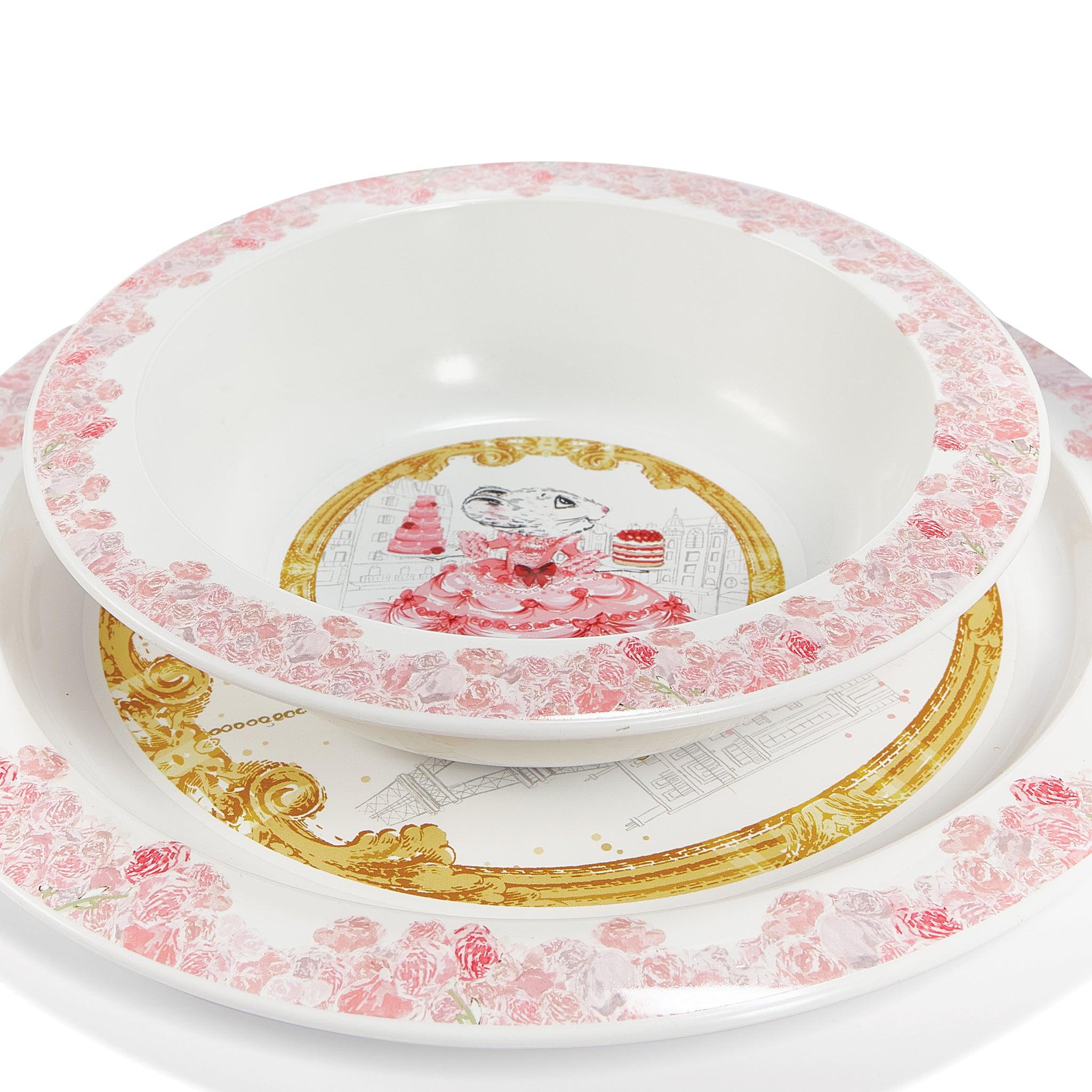 RETIRED - Claris The Mouse - 3 Piece Dinner Set、mySite、g9winljtr