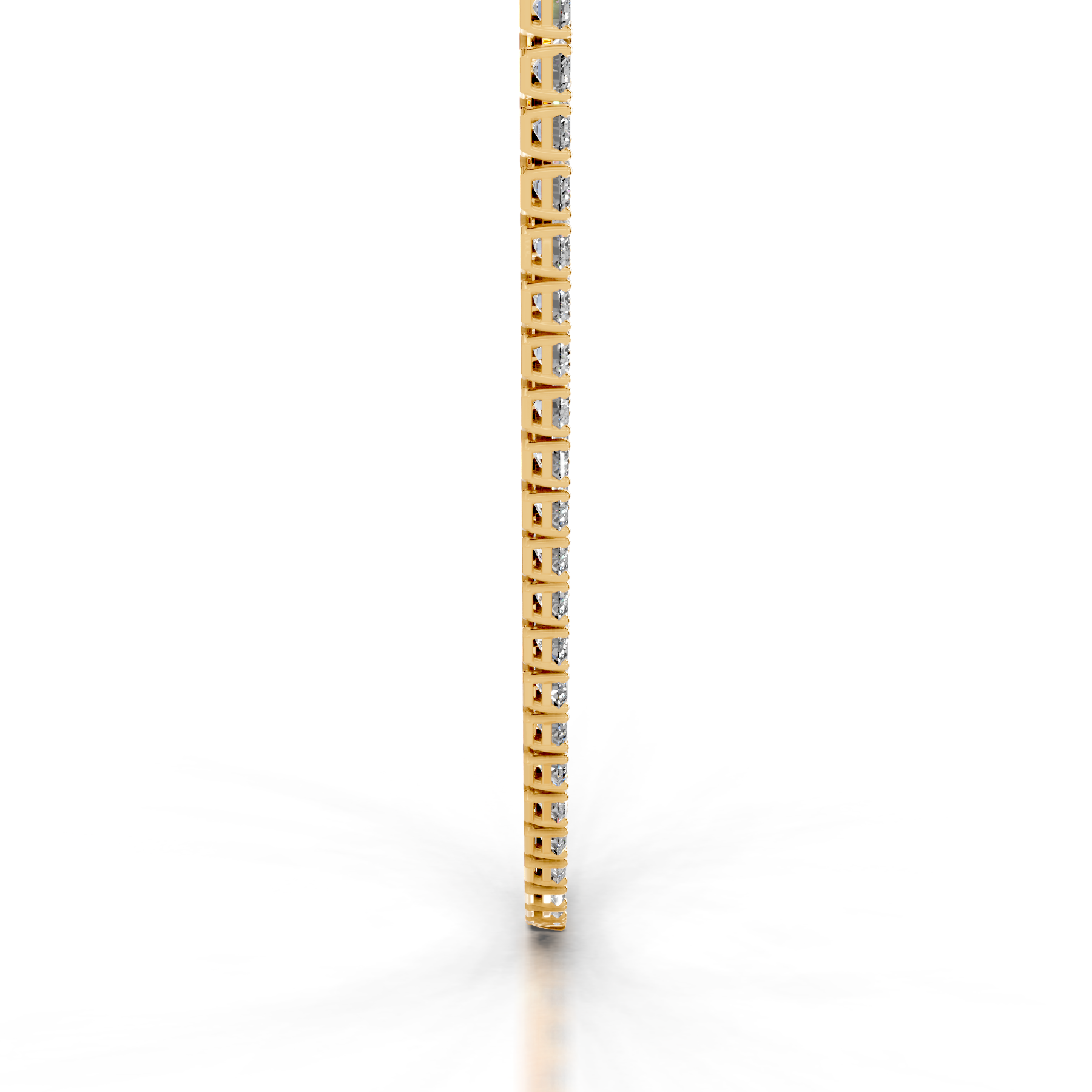 Arden Lab Grown Diamond Tennis Collier (20 Carat) -18K Yellow Gold、mySite、hinf8tx79