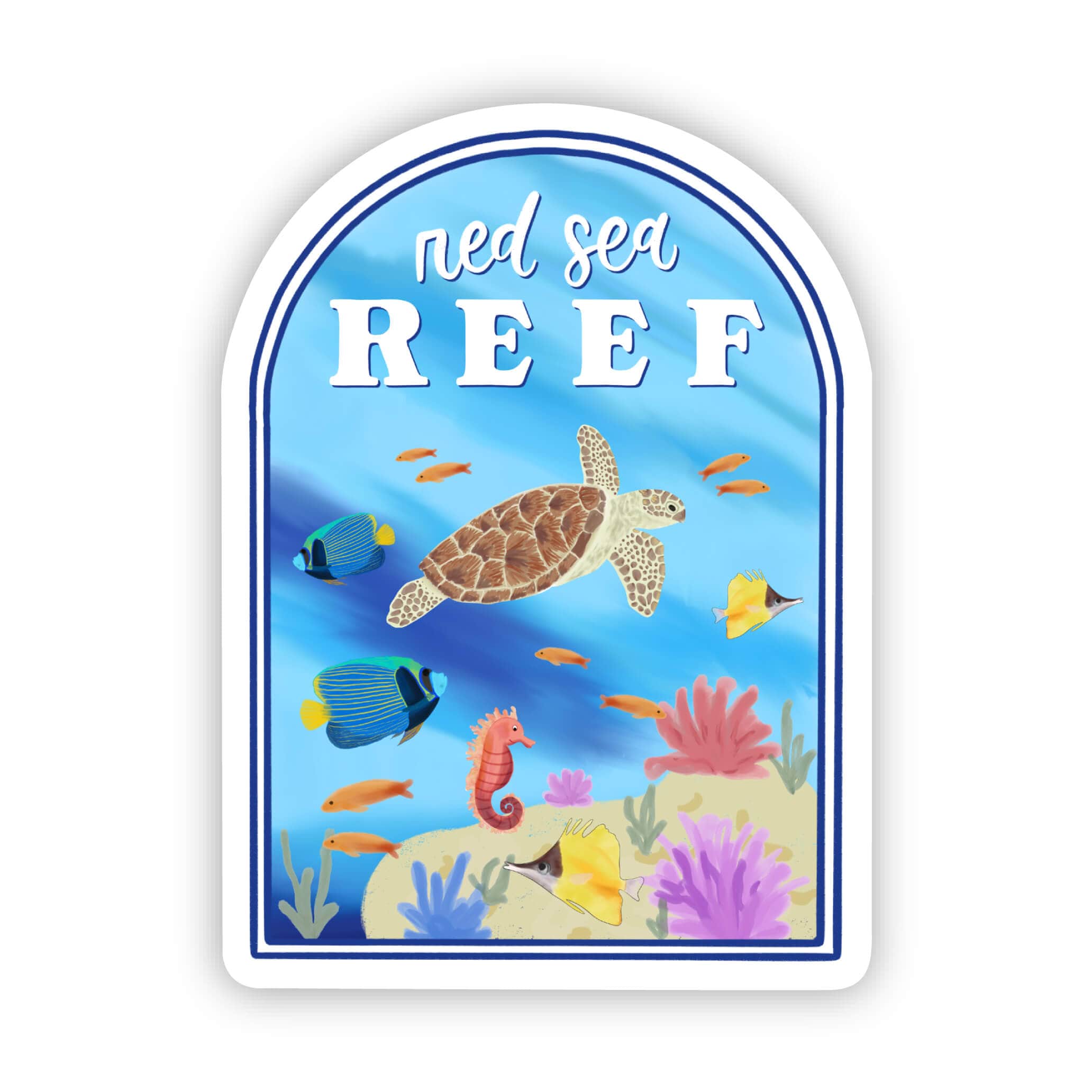  Red Sea Reef Badge Sticker、mySite、elrpsem3k