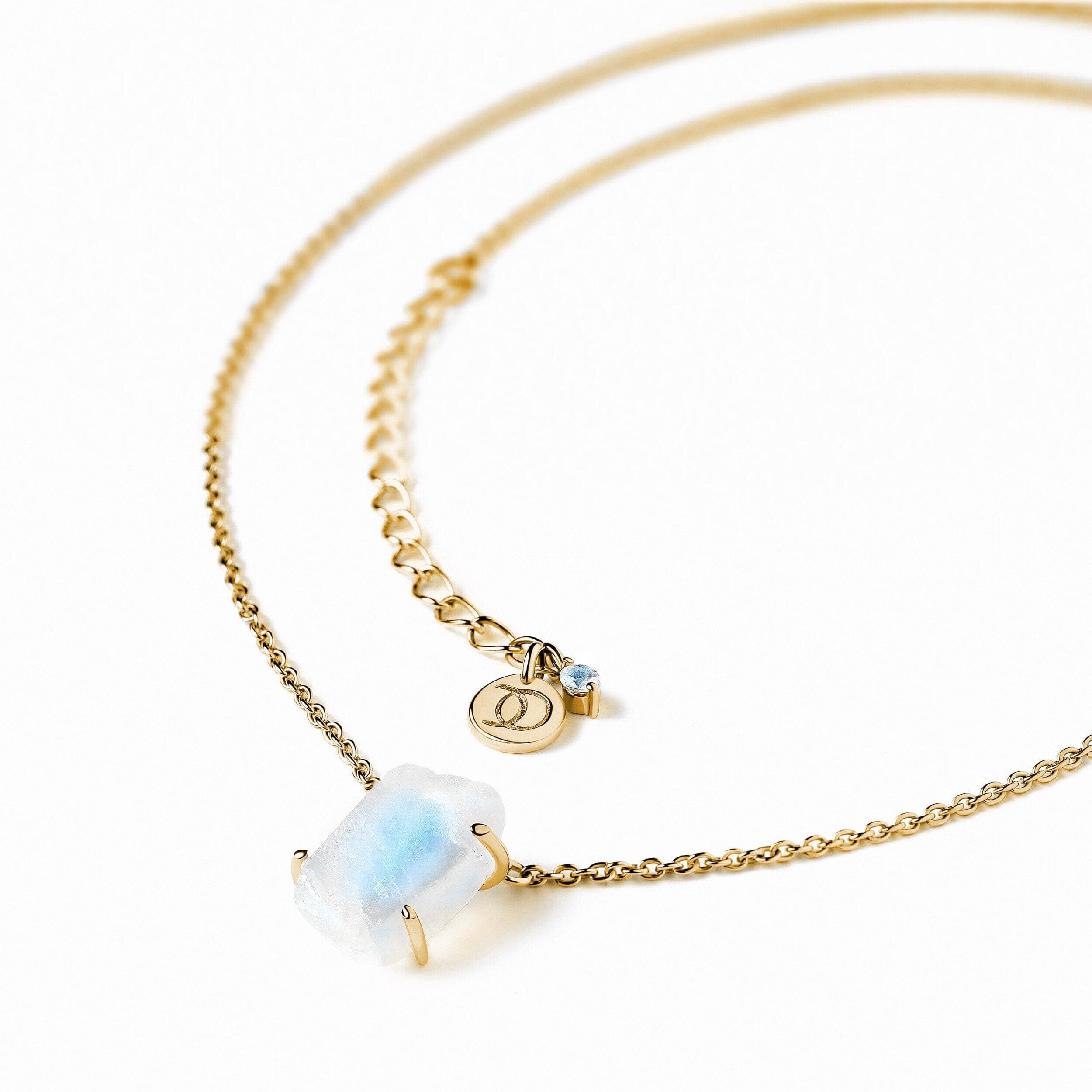 Raw Crystal Necklace - Moonstone 'Intuition'、mySite、hinf8tx79