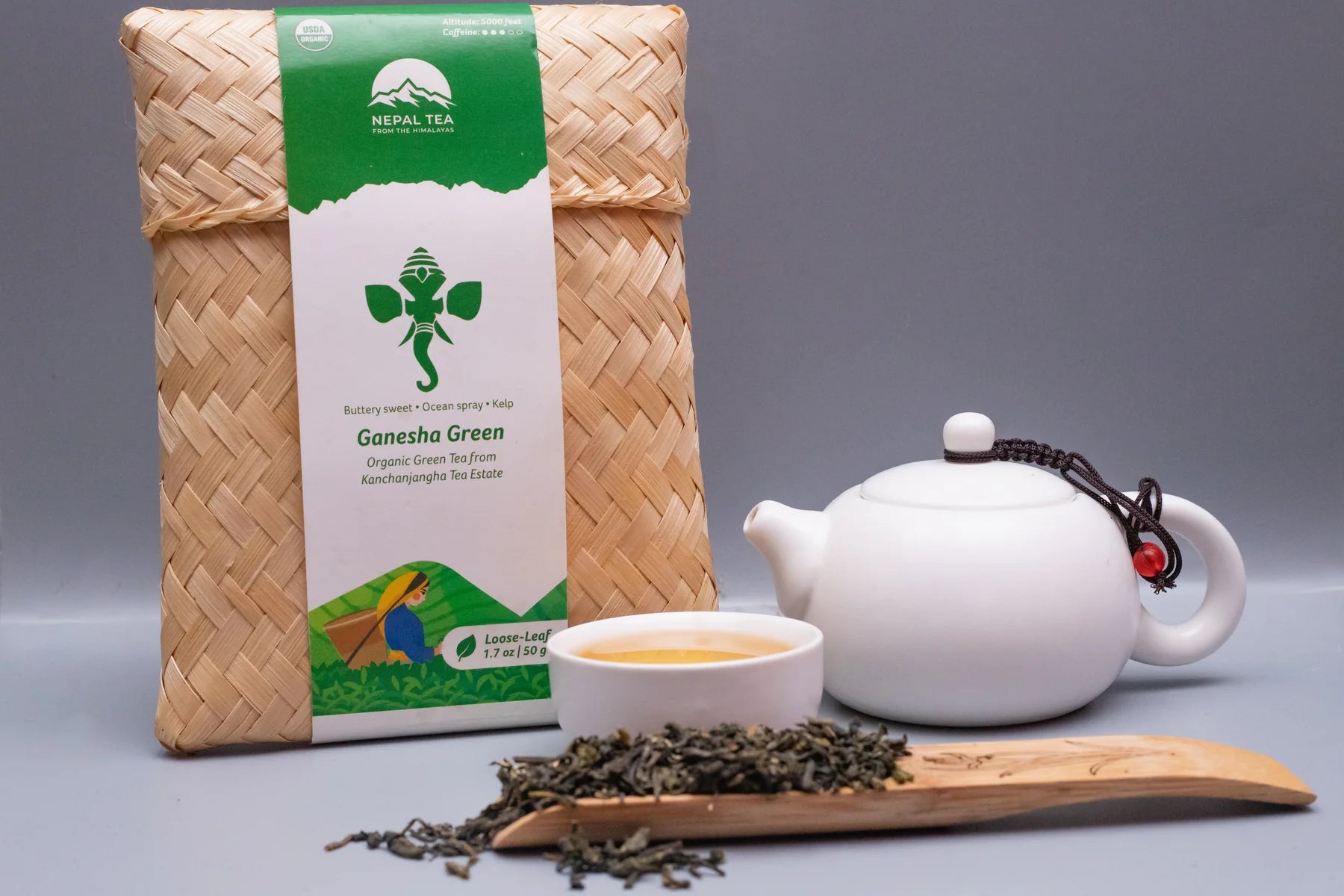 Nepali Loose Leaf Green Tea - Ganesha Green、mySite、topwebapps