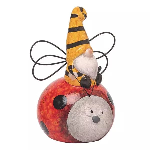 Gnome and Friend Figurines - Bee and Ladybug Decoration、mySite、g9winljtr