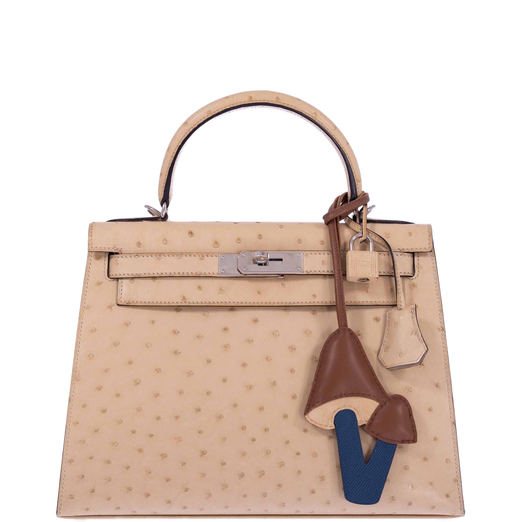 Hermès Kelly 28 Sellier Parchemin Ostrich Palladium Hardware、mySite、garminoutage.com