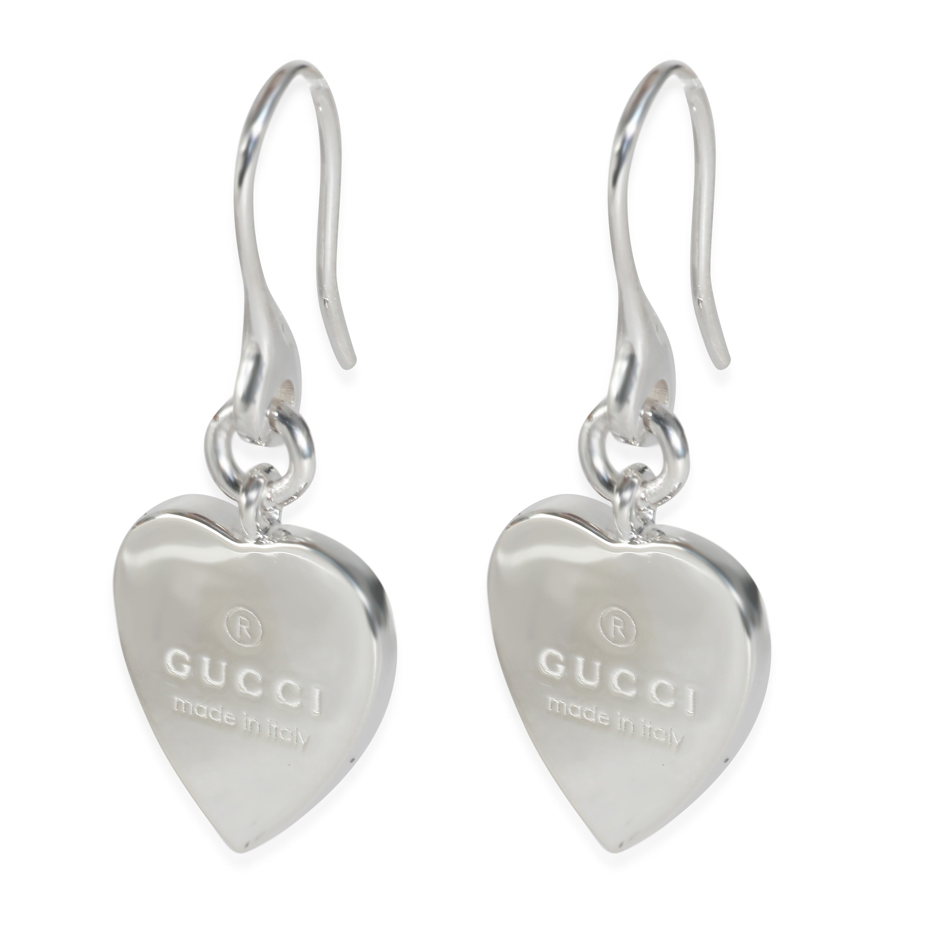 Sterling Silver Trademark Heart Earrings、mySite、garagedoors4me