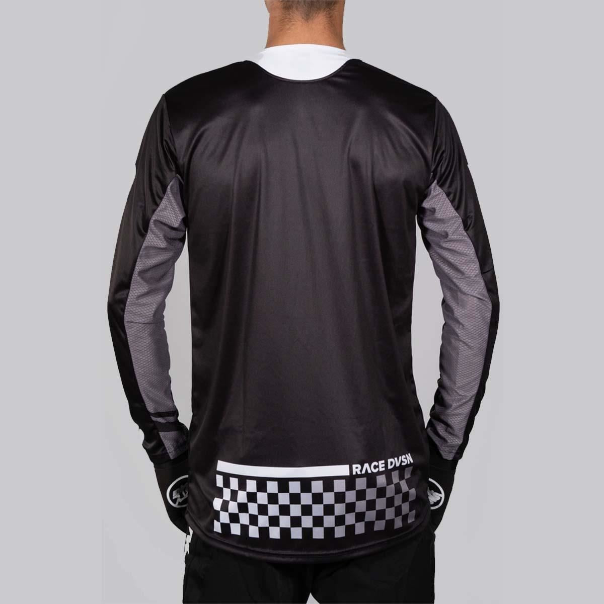  Stay Strong Checker Race Jersey - Black、mySite、merchandisen