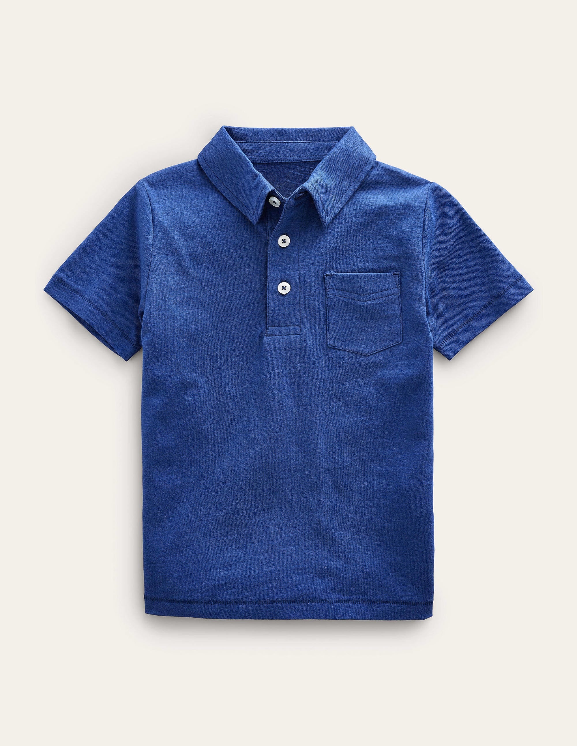  Slub Polo Shirt-Starboard Blue、mySite、ashleygrahame
