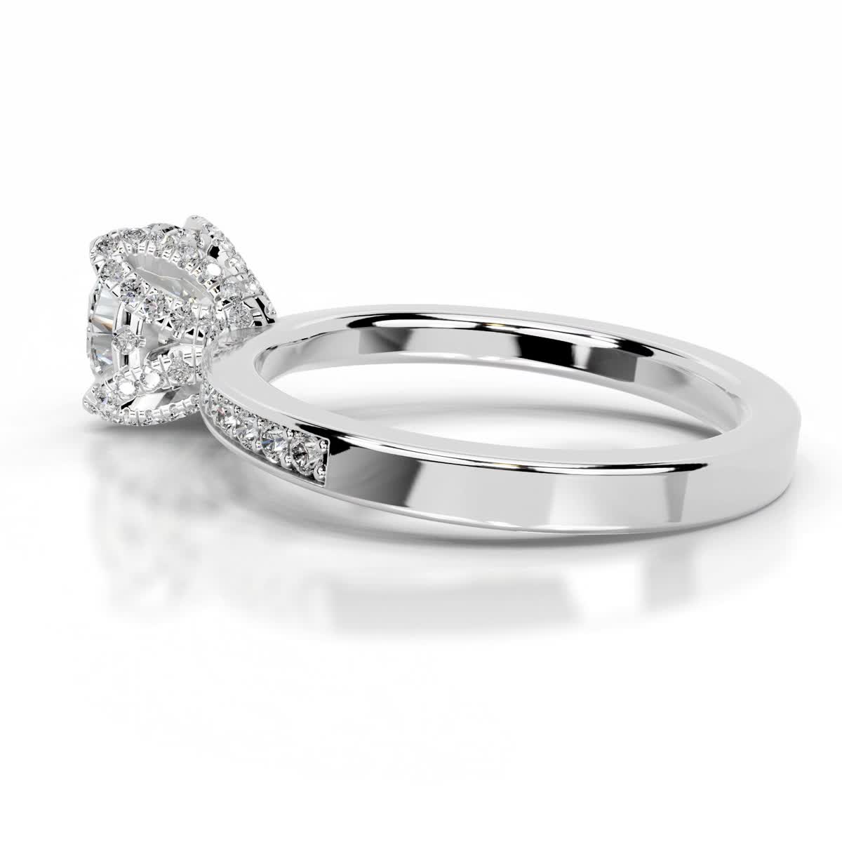 Daria Diamond Engagement Ring (1.85 Carat) -18K White Gold、mySite、hinf8tx79