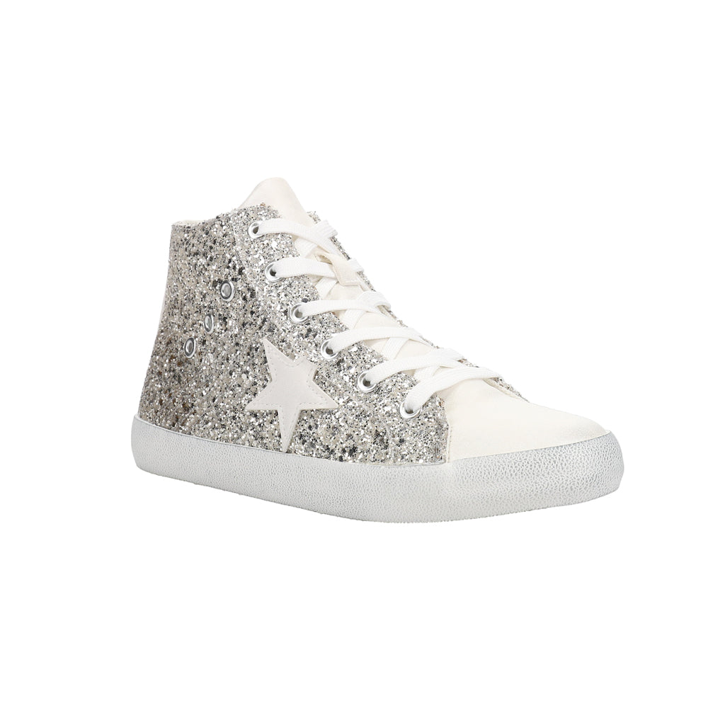 Taralyn Glitter High Top Lace Up Sneakers (Little Kid-Big Kid)、mySite、gtrtttuynbv