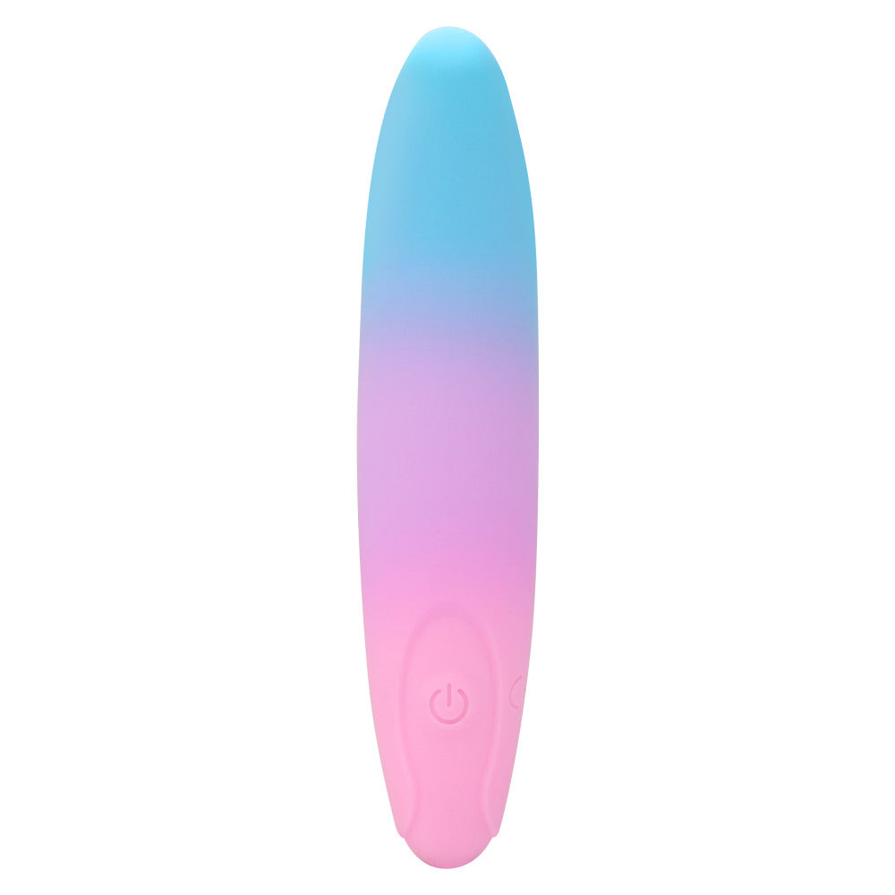 Play With Me by Blush ®| Dolphin Kisses 4.75 Inch Silicone Bullet Vibrator – USB Rechargeable Clitoral Nipple Massager – In Multicolor、mySite、bottomscart