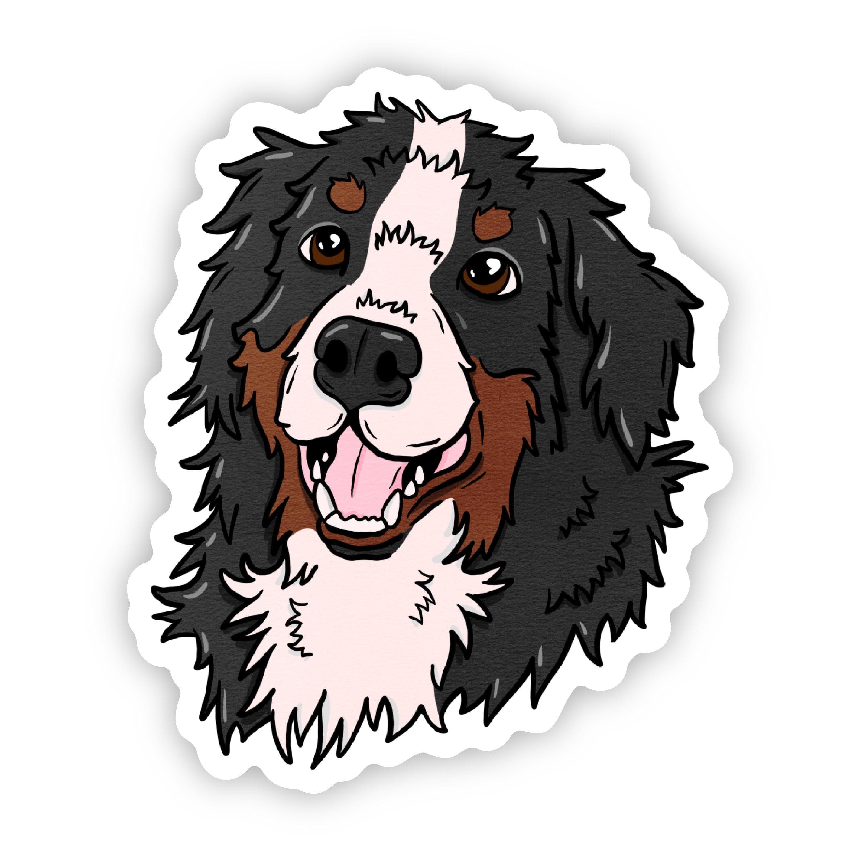  Bernese Mountain Dog Sticker、mySite、elrpsem3k