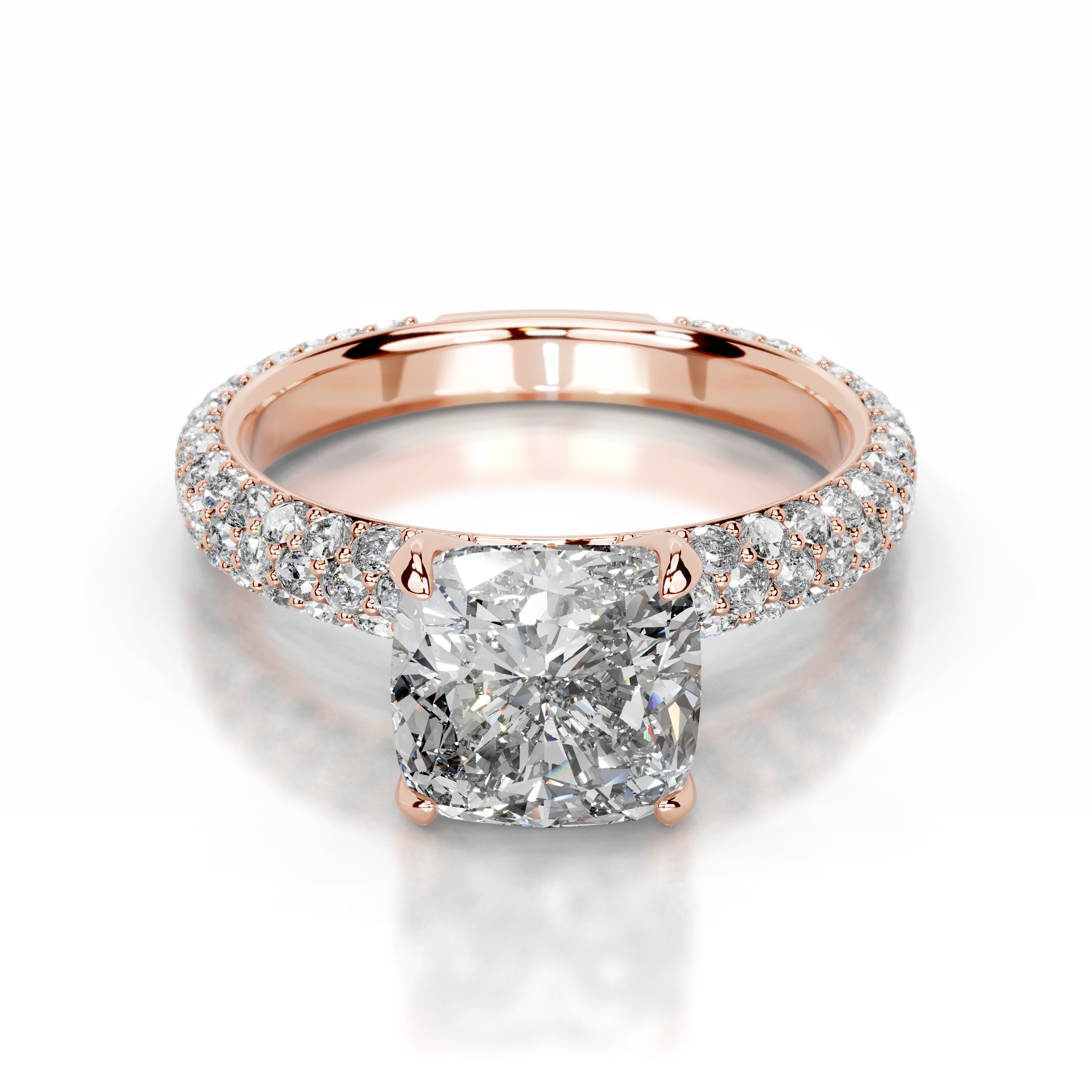 Charlotte Lab Grown Diamond Ring - 14K Rose Gold、mySite、hinf8tx79