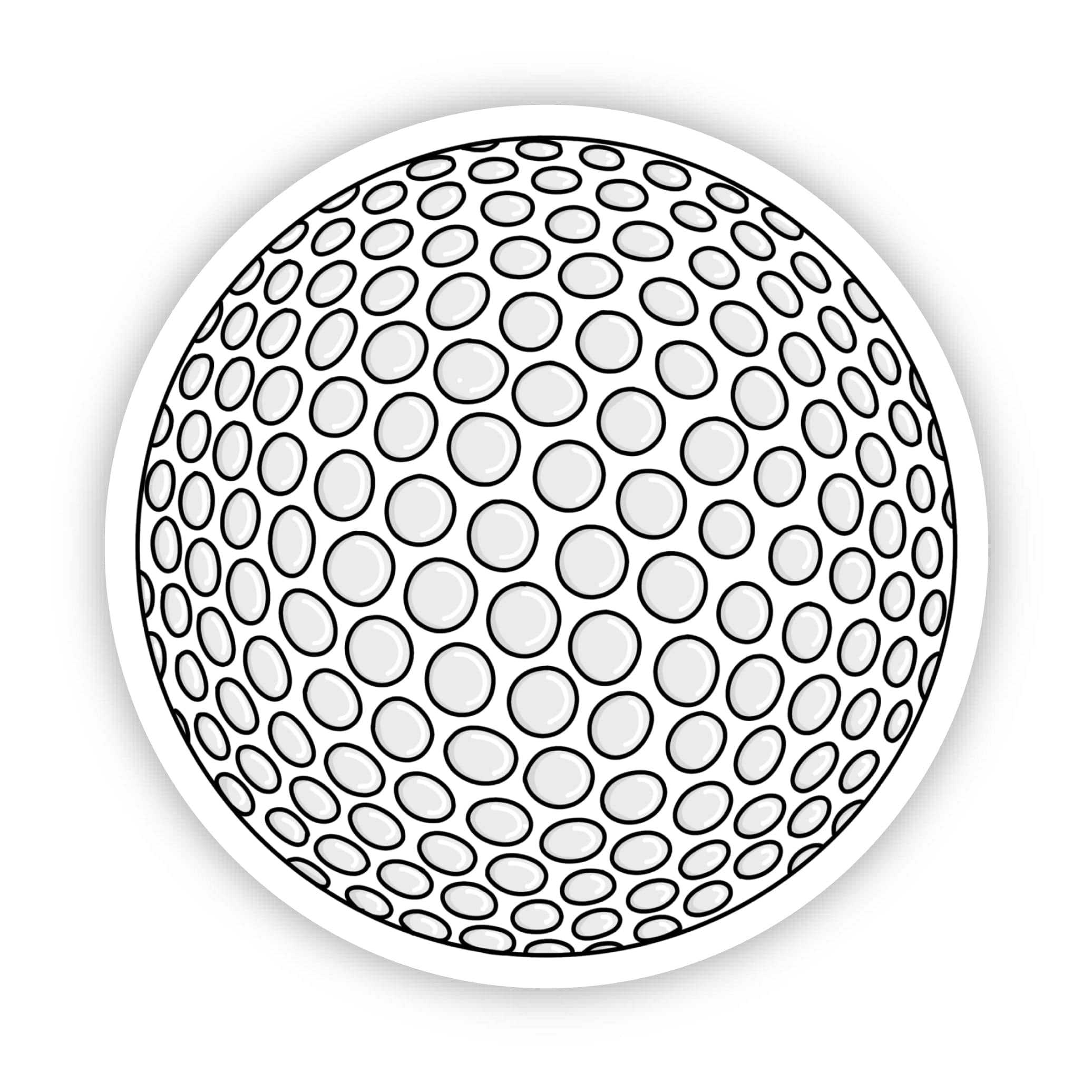 Classic Golf Ball Sticker、mySite、elrpsem3k