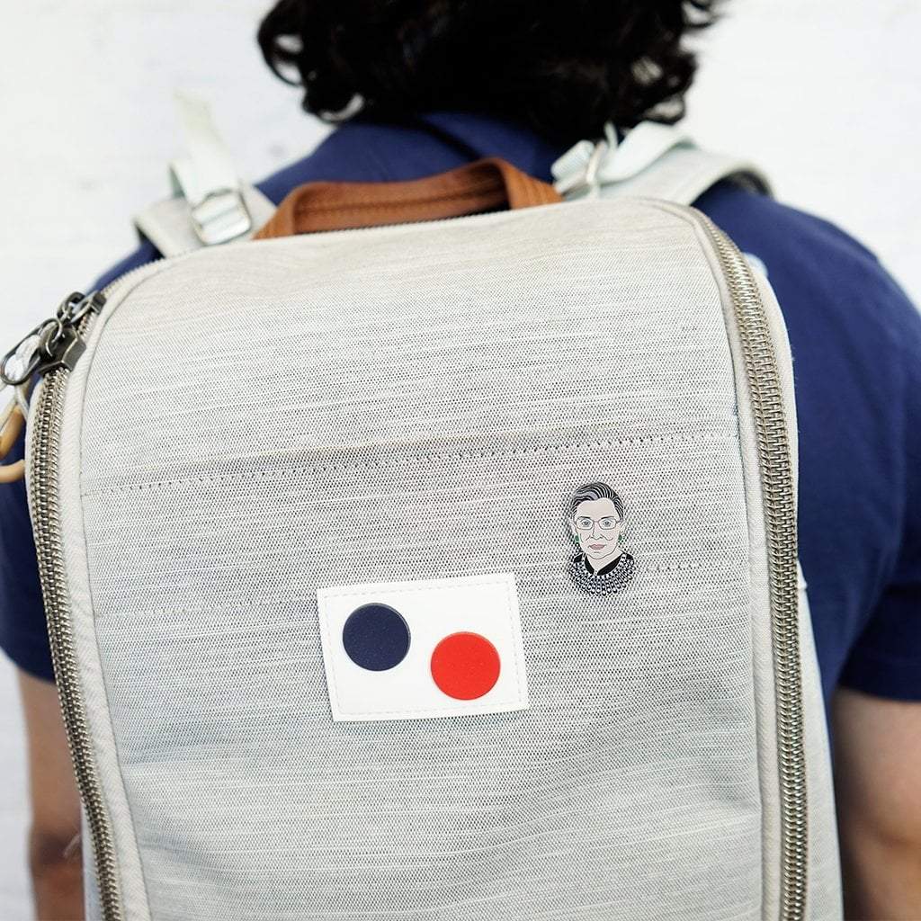 Ruth Bader Ginsburg RBG Enamel Pin、mySite、topwebapps
