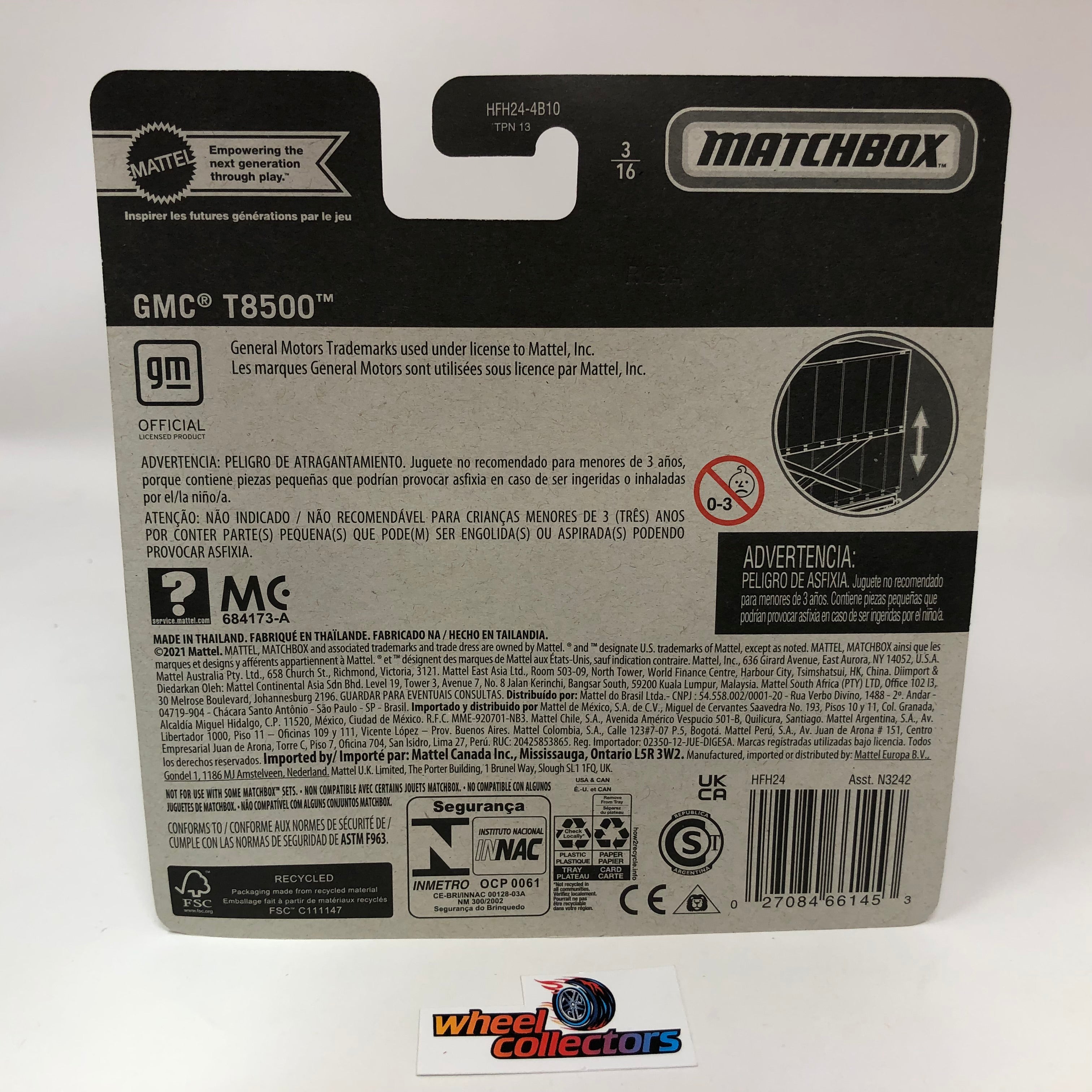 GMC T8500 * 2022 Matchbox Working Rigs、mySite、hgirdovlk